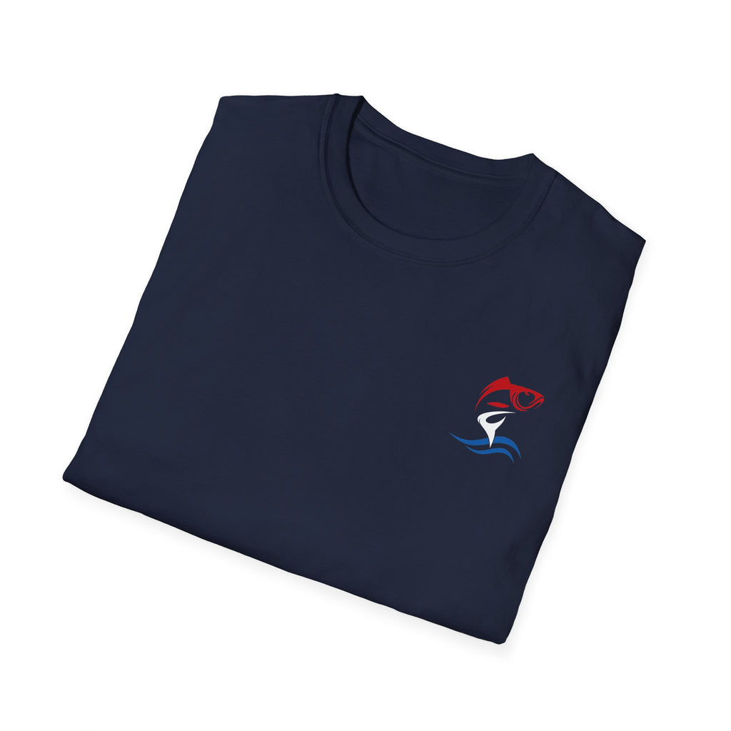 Patriotic Fishing Tshirt, American Flag Tee, 4th of July Shirt, USA Independence Day Top, Patriotic Graphic Tee, Unisex Patriotic