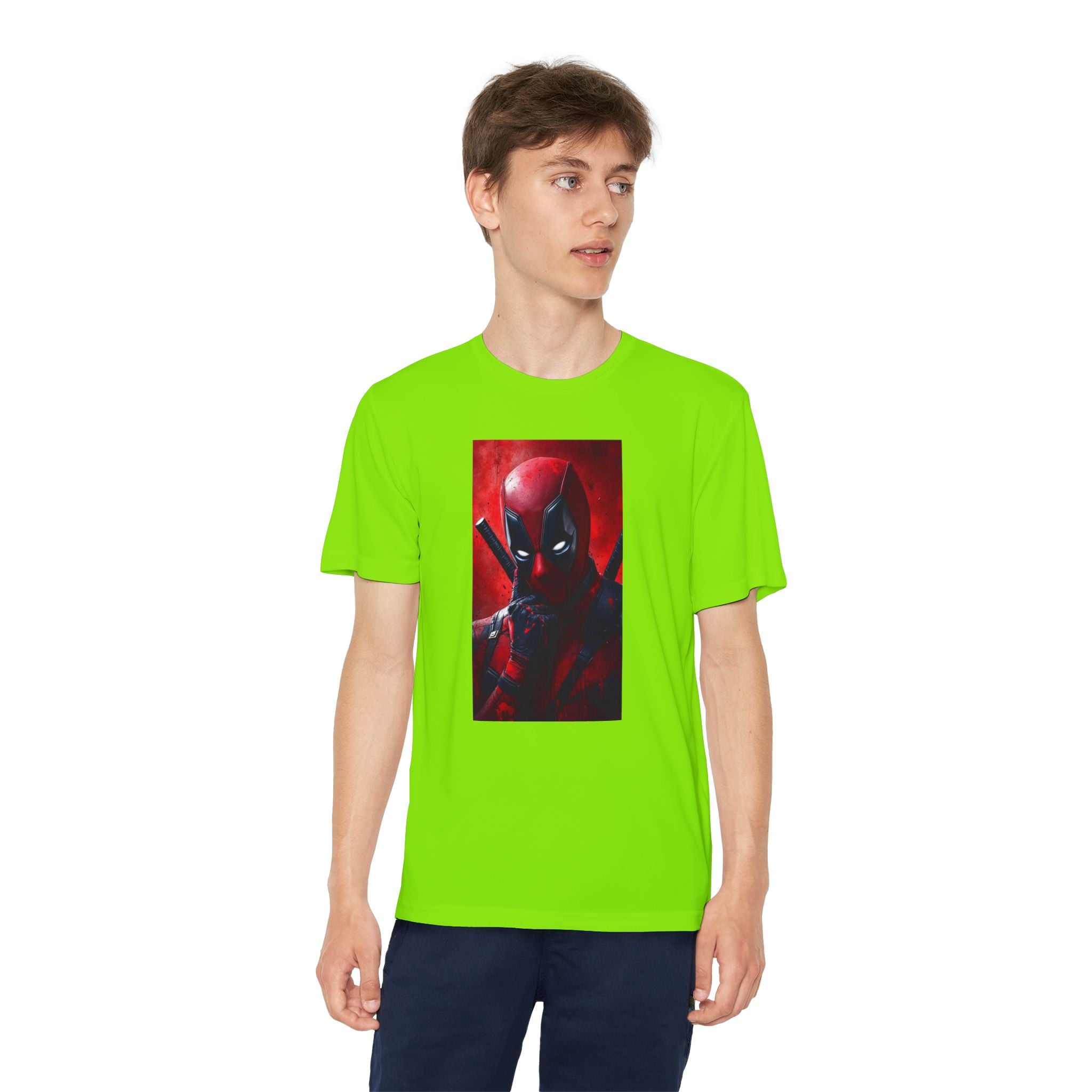 Deadpool Superhero Marvel Patriotic, Kids Graphic T-Shirt, Boys Hero Top, Girls Comic Book Clothing, Birthday