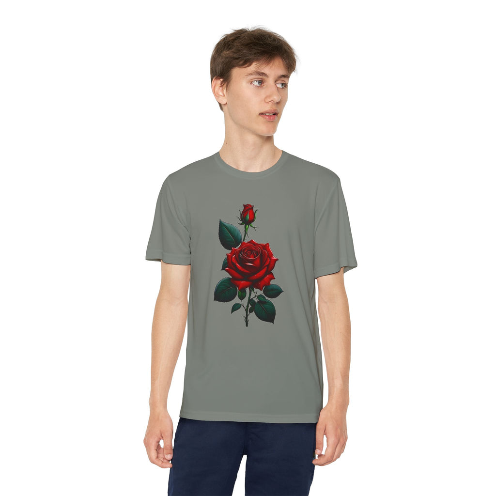 Flower Youth Tshirt, Girls Floral Tee, Kids Spring Shirt, Children's Botanical Top, Teen Blossom T-Shirt