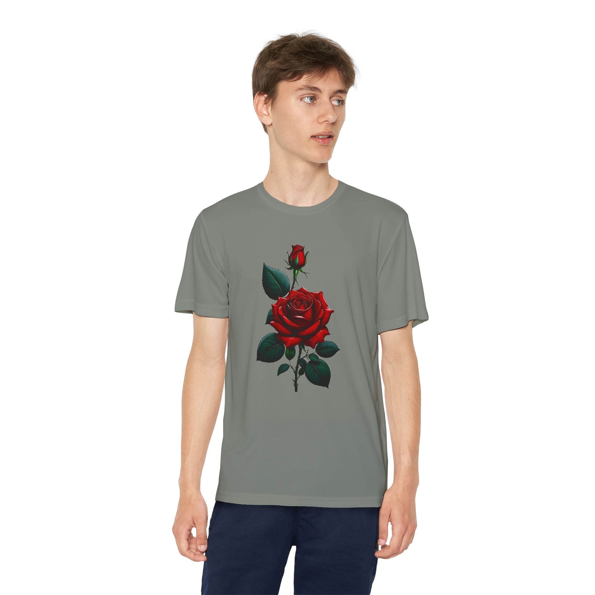 Flower Youth Tshirt, Girls Floral Tee, Kids Spring Shirt, Children's Botanical Top, Teen Blossom T-Shirt