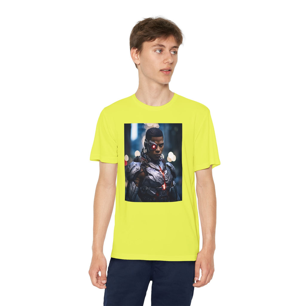 Cyborg Superhero Marvel Patriotic, Kids Graphic T-Shirt, Boys Hero Top, Girls Comic Book Clothing, Birthday