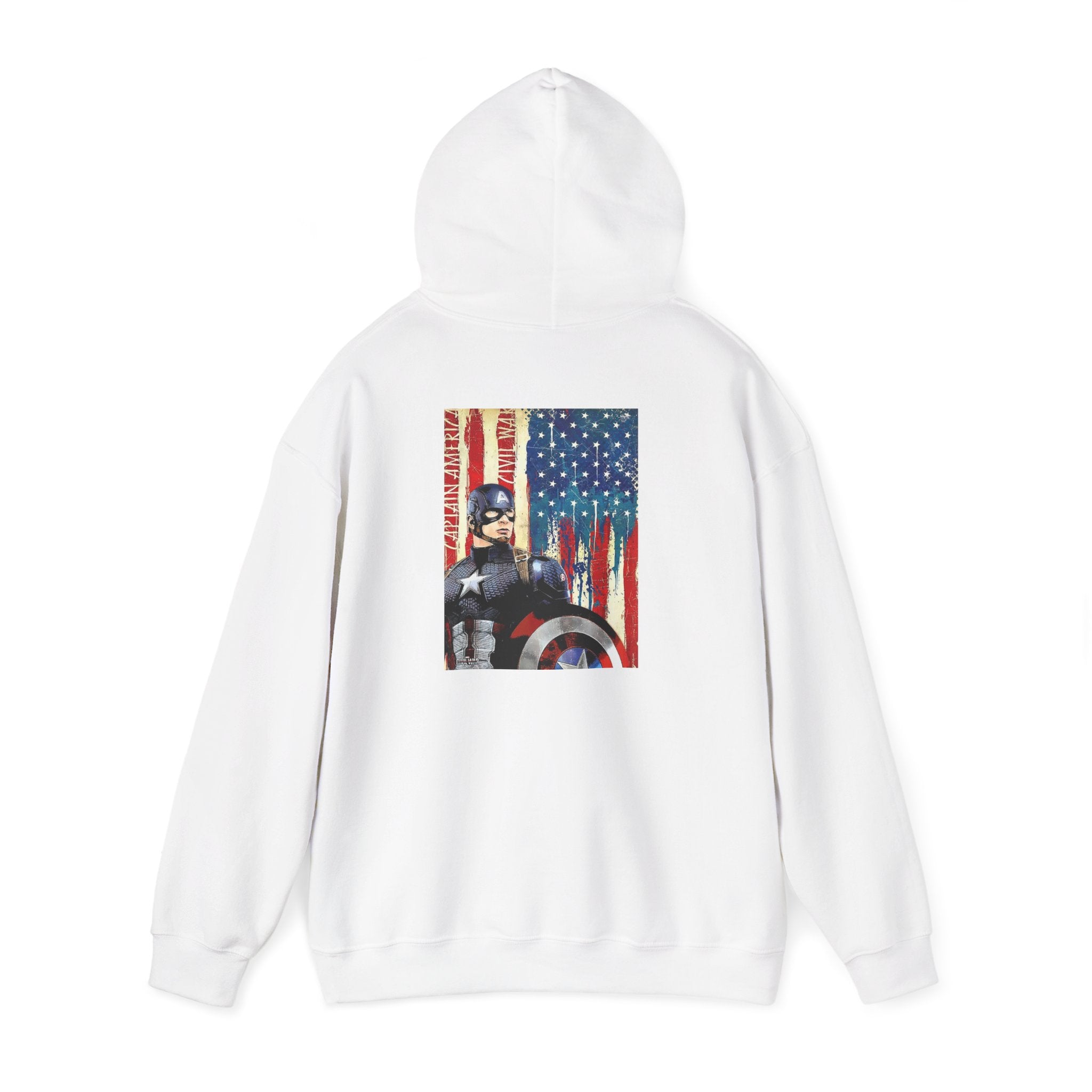 Hooded Sweatshirt - Captain America Design