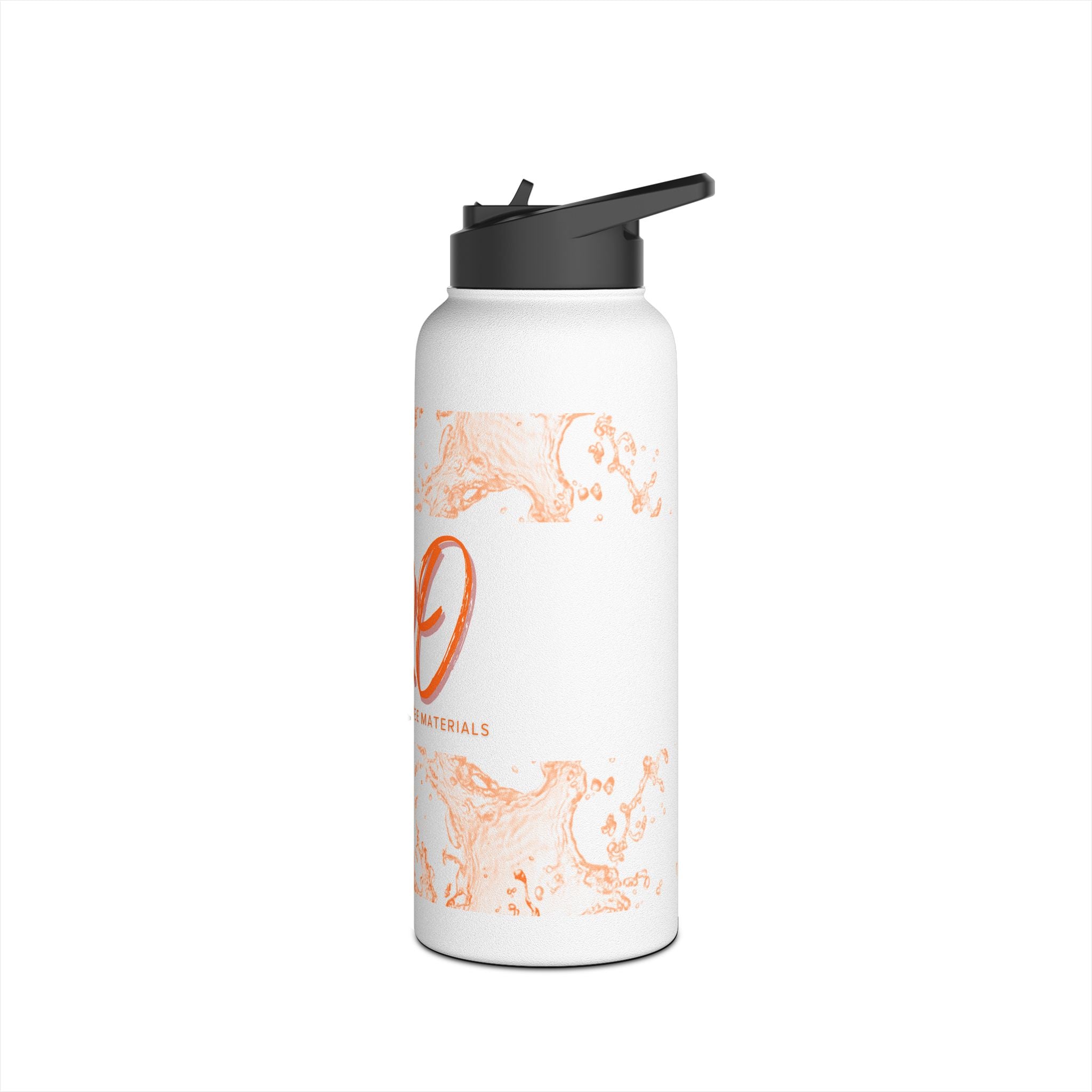 H2O Stainless Steel Water Bottle, Eco-Friendly Hydration for Travel, Sports, Yoga, Gifts, Outdoor Adventures
