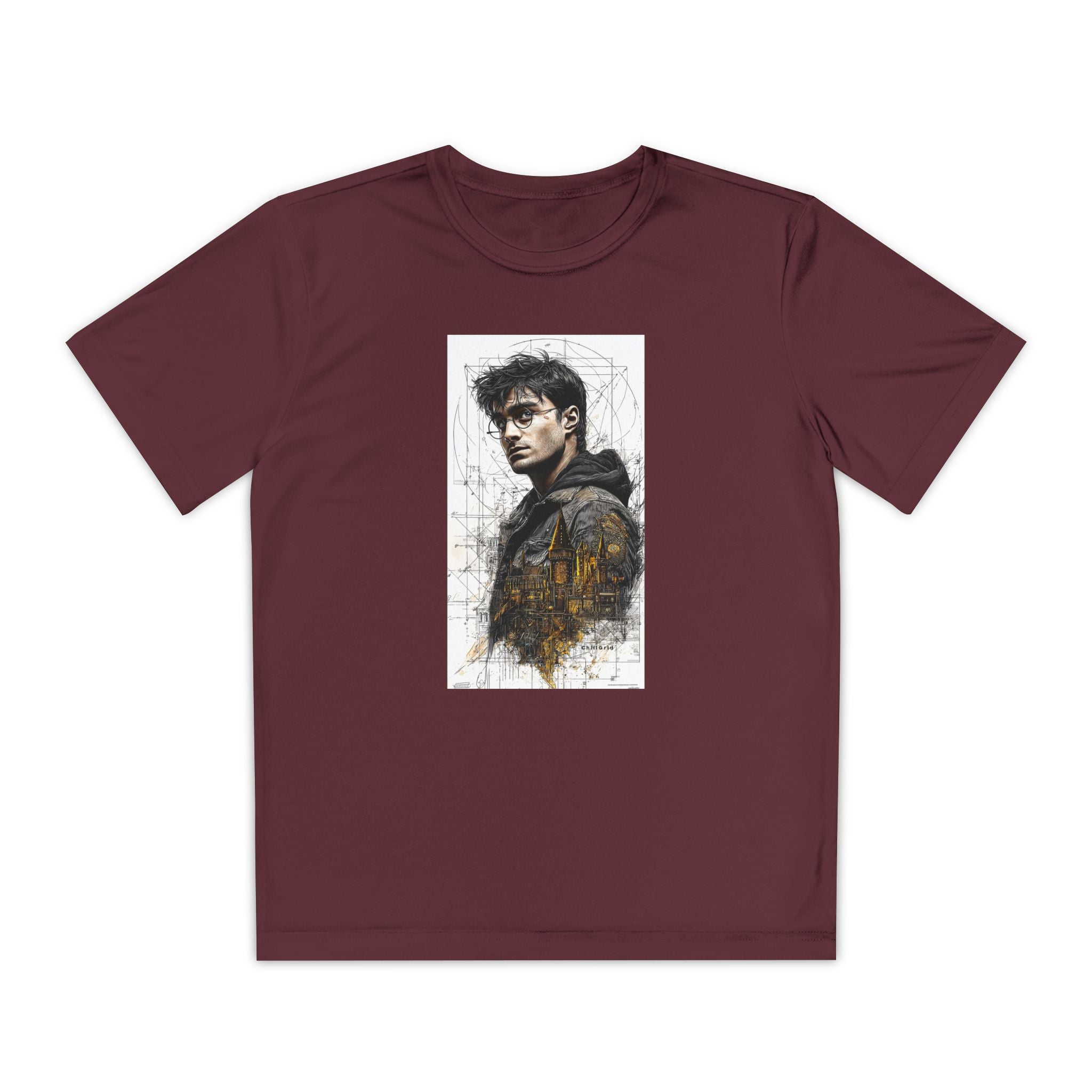 Youth Competitor Tee - Harry Potter, Wizard School Shirt, Magical Kids Top, Hogwarts Fan Gift, Sorcerer's Stone T-Shirt