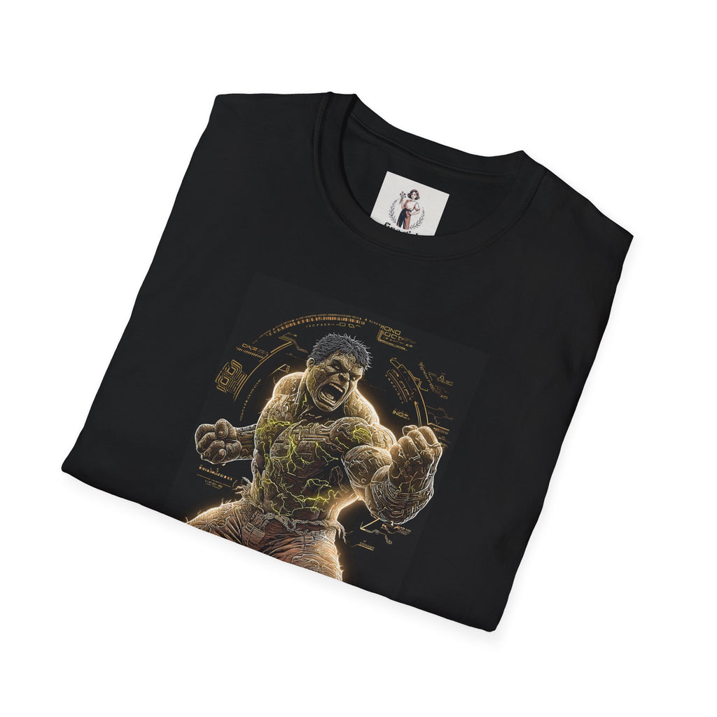 The Incredible Hulk Superhero Marvel Unisex Softstyle T-Shirt, Comic Book Tee, Geeky Clothing, Cosplay Costume Top