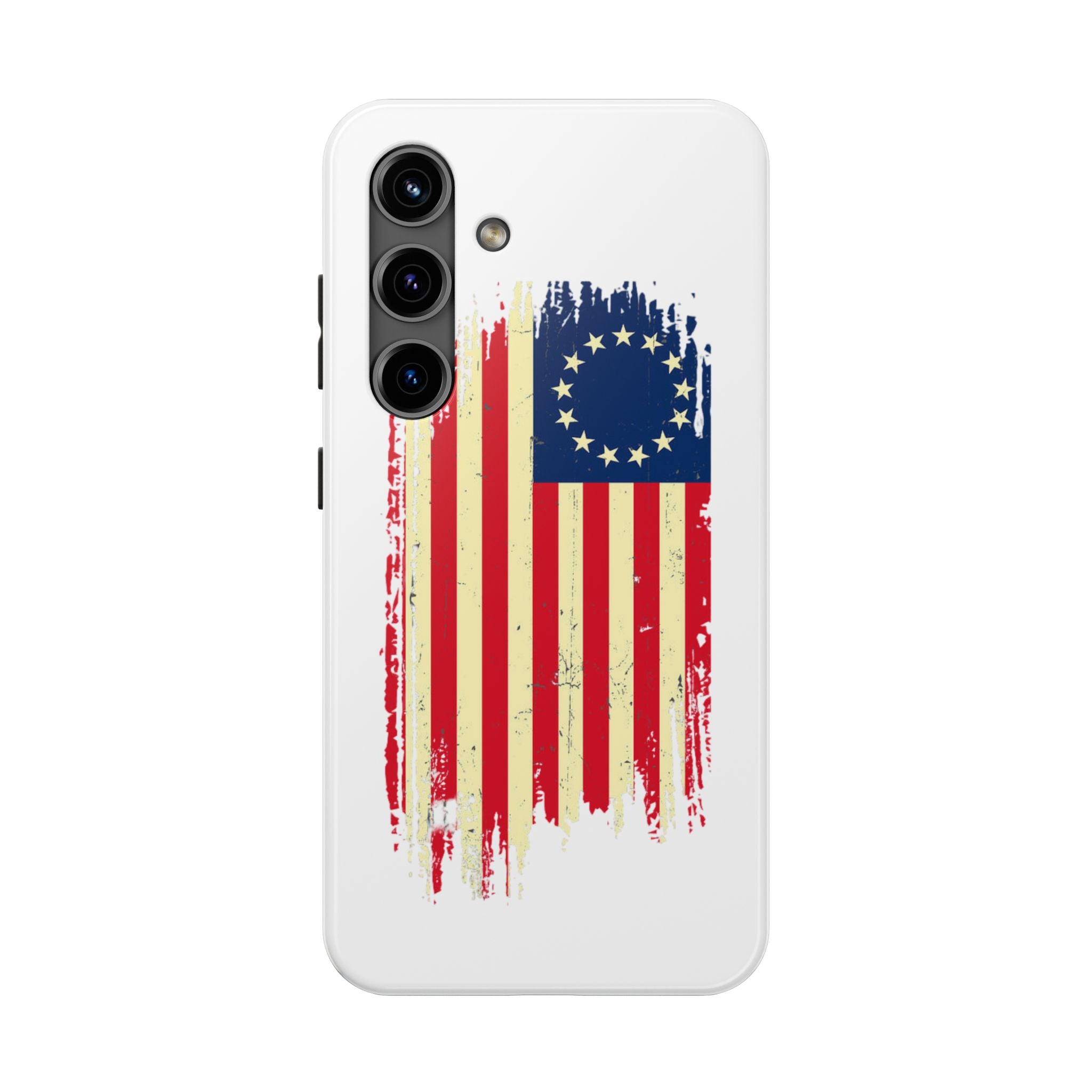 Patriotic Phone Cases with Vintage Flag Design, Tough Case for Independence Day, Memorial Day, 4th of July, Gift for Veterans, USA Pride