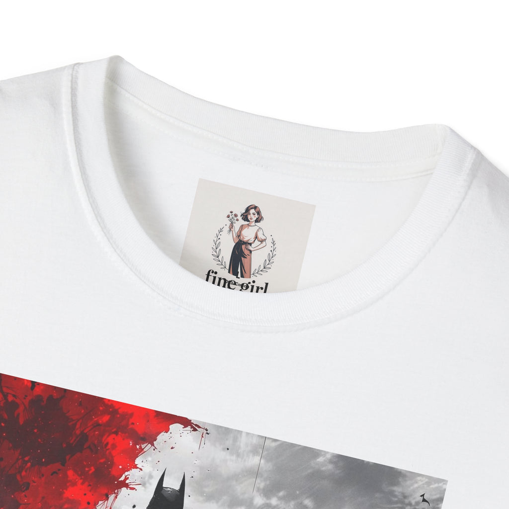 Batman Marvel Unisex Softstyle T-Shirt, Comic Book Tee, Geeky Clothing, Cosplay Costume Top