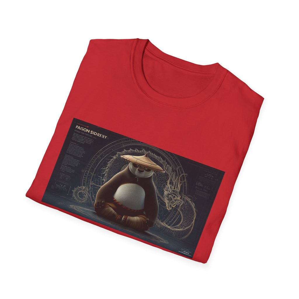 Kung Fu Panda Unisex Softstyle T-Shirt, DreamWorks Animation Youth Competitor Tee, Graphic Tee, Movie Fan Gift, Cult Classic Shirt, Comfy