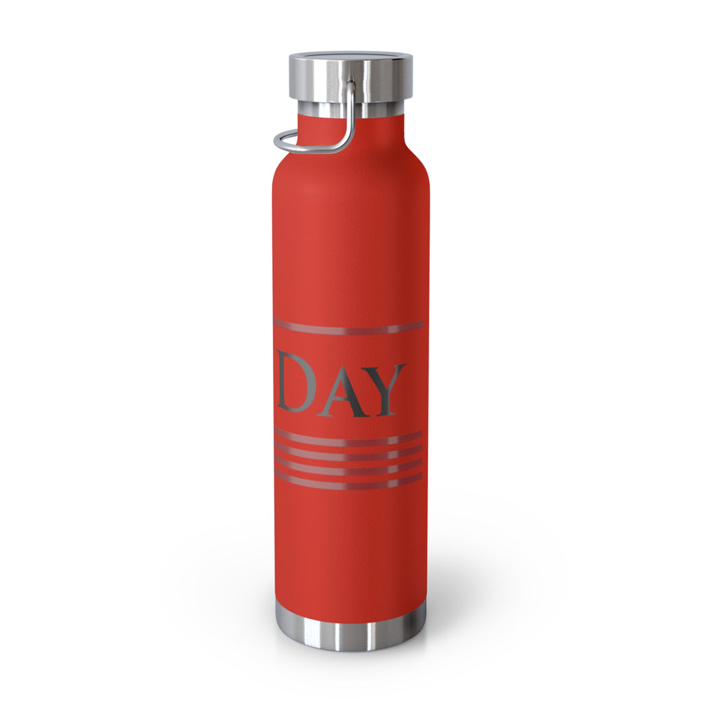 22 A Day Patriotic Copper Insulated Water Bottle