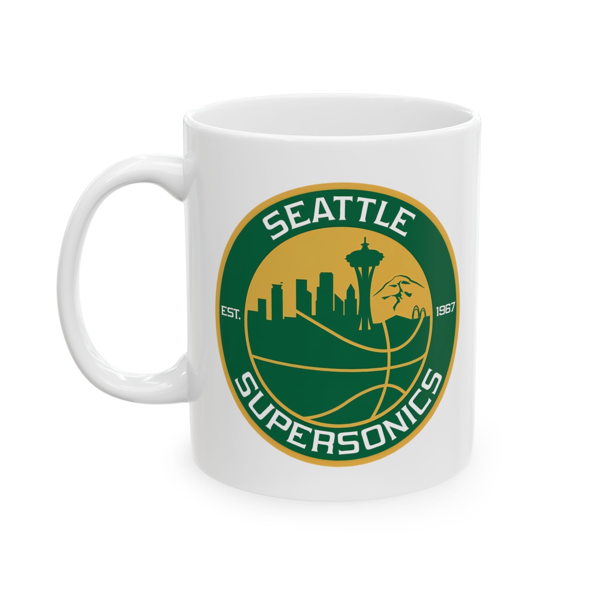 The Seattle SuperSonics Basketball Coffee & Tea Mug