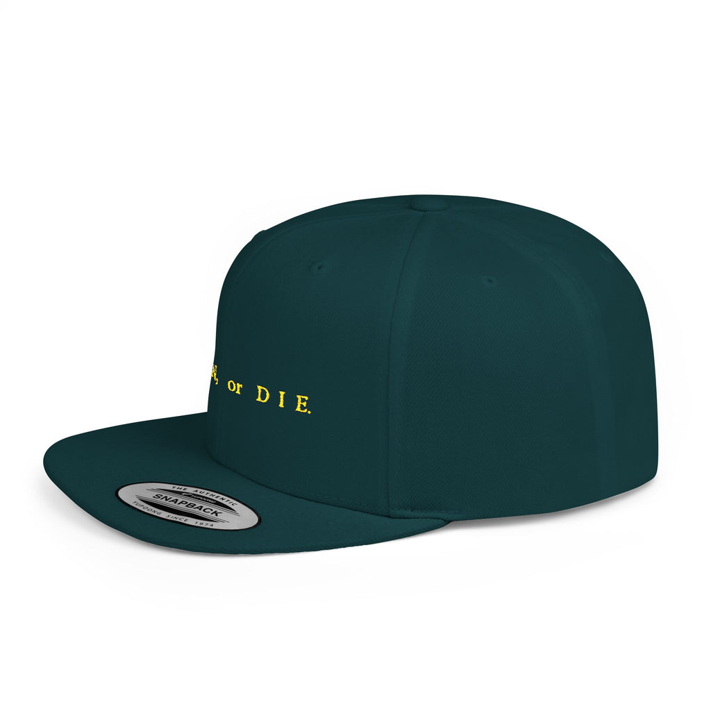 Join Or Die ~ Stylish Flat Bill Snapback Hat