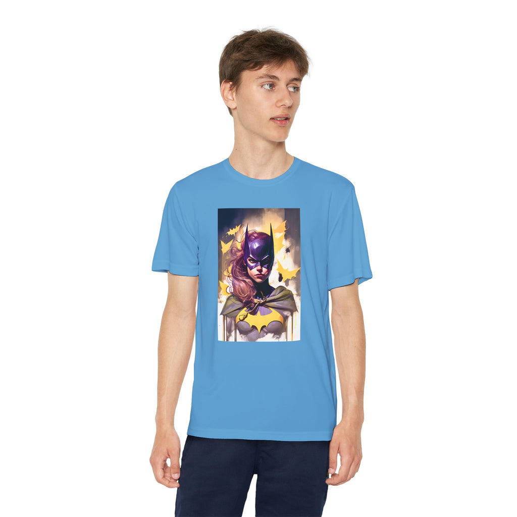 Superhero Youth T-Shirt Sports Graphic Tee, Cool Athletic Shirt for Kids