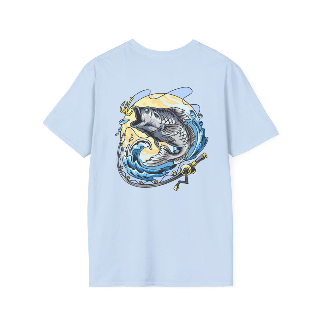 Patriotic Fishing Tshirt, American Flag Tee, 4th of July Shirt, USA Independence Day Top, Patriotic Graphic Tee, Unisex Patriotic