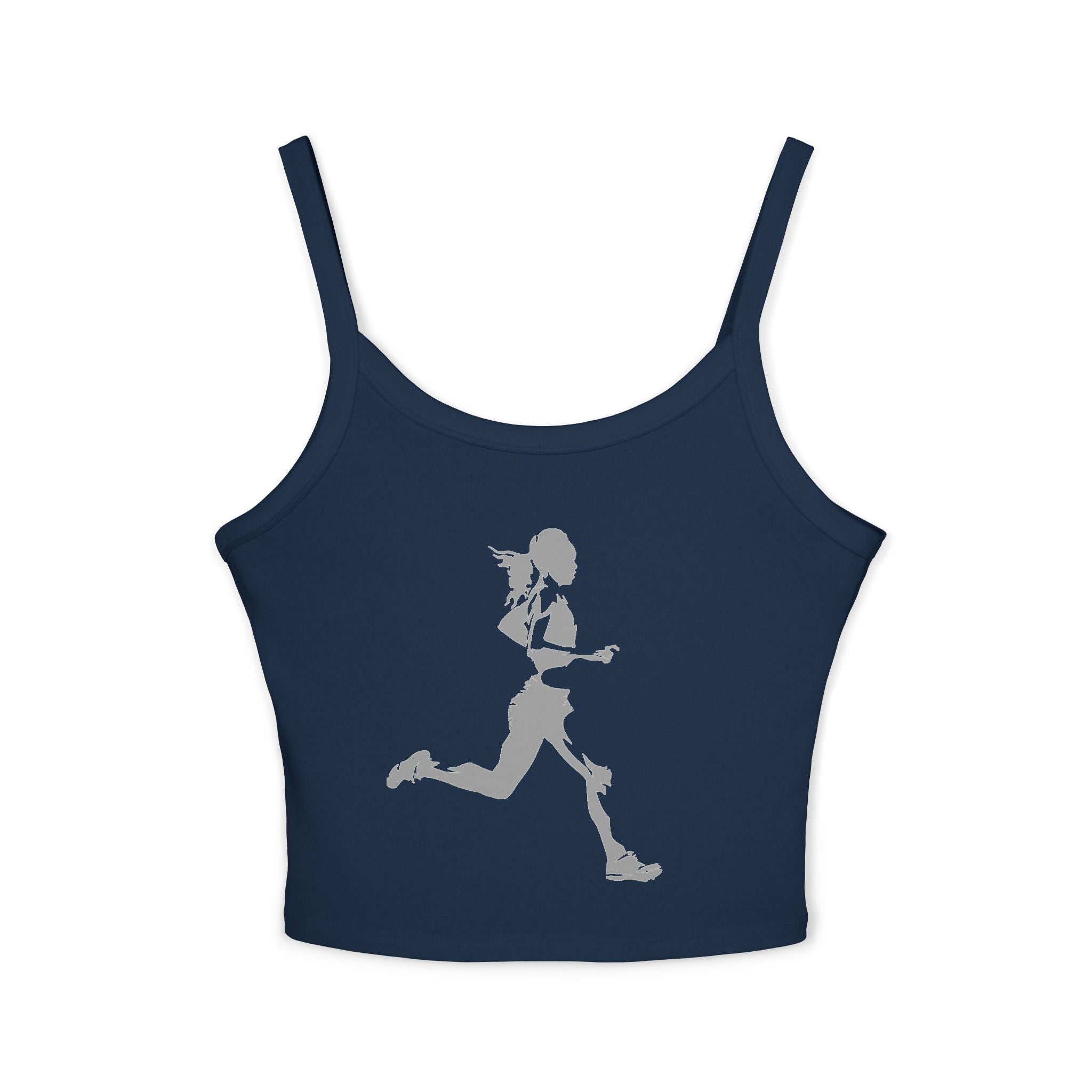 Running Woman Tank Top, Athletic Workout Top, Fitness Sleeveless Shirt, Jogging Muscle Tee, Exercise Gym Cami