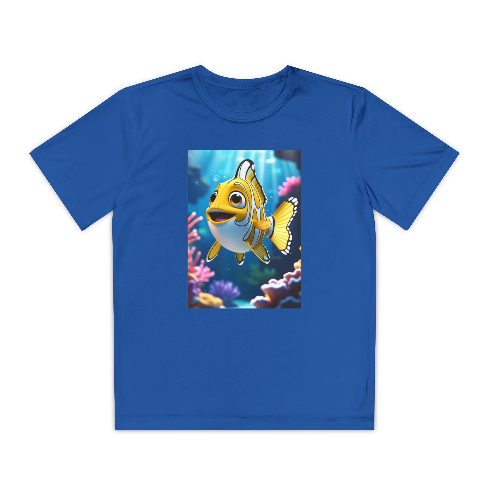 Nemo Fish Ocean Youth T-Shirt - Underwater Kids Tee, Finding Nemo Shirt, Beach Vacation Clothing, Ocean Lover Gift, Fish Theme Top
