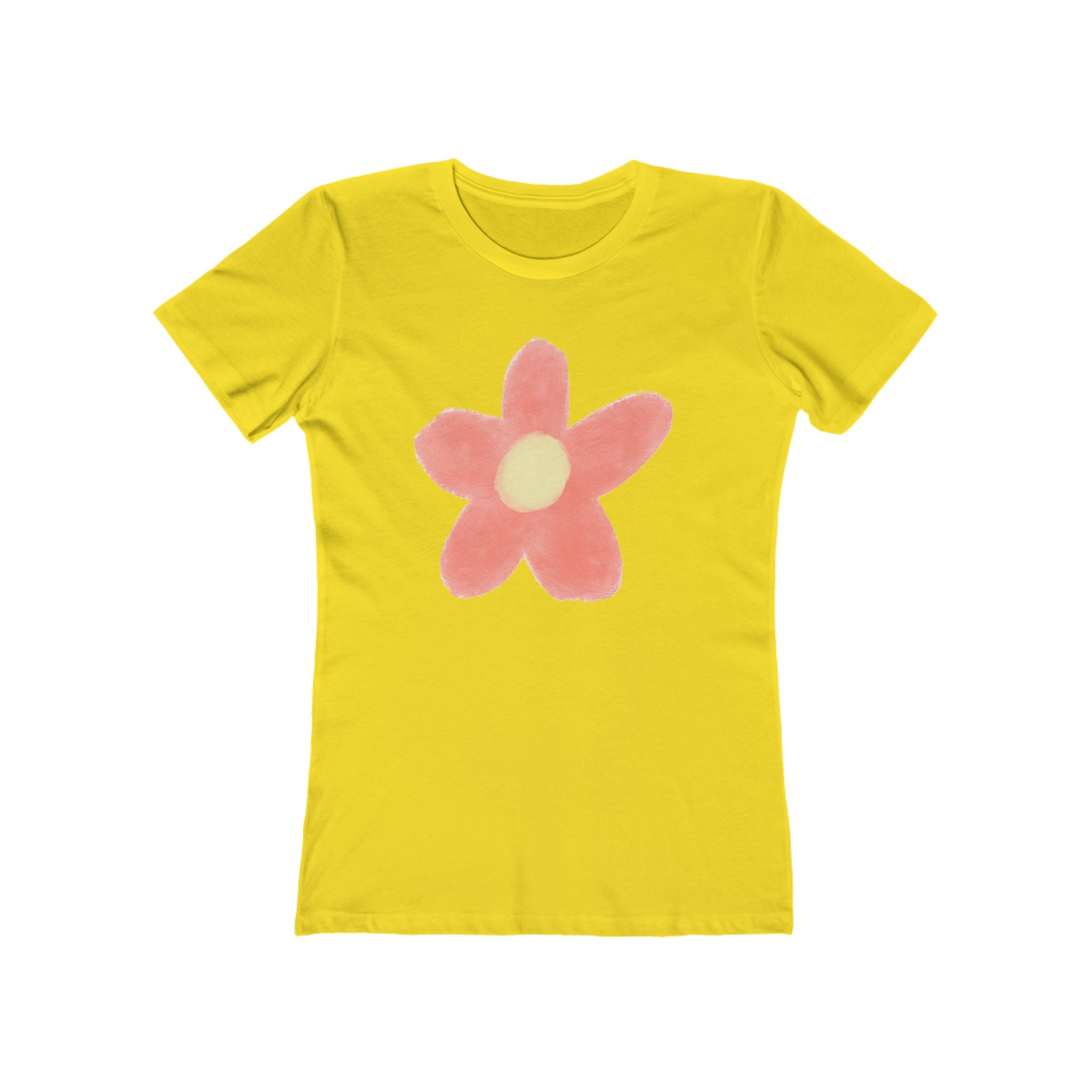 Flower Women's Tshirt, Floral Graphic Tee, Casual Top for Her, Spring Blossom Shirt, Botanical Print Blouse