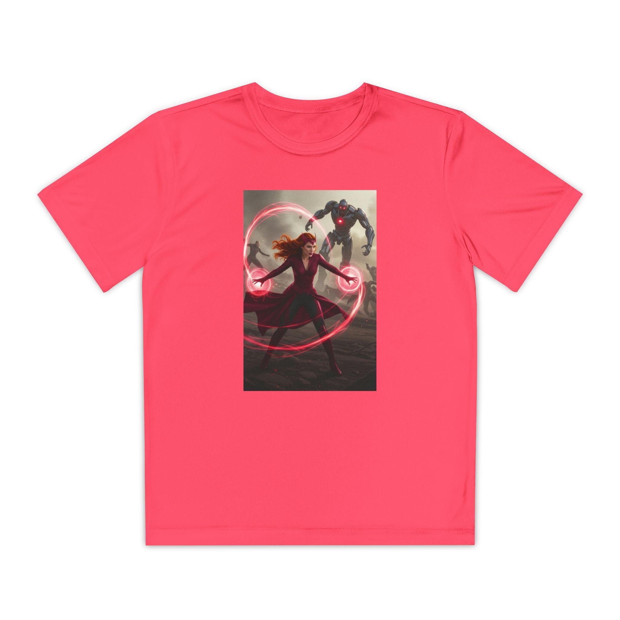 Superhero Youth T-Shirt Sports Graphic Tee, Cool Athletic Shirt for Kids