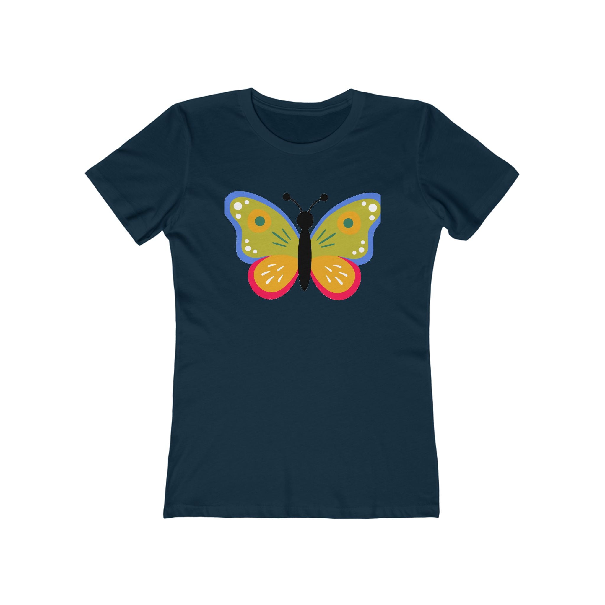 Butterfly Women's Tshirt, Butterfly Graphic Tee, Women's Butterfly Shirt, Butterfly Print Shirt, Boho Butterfly Tee