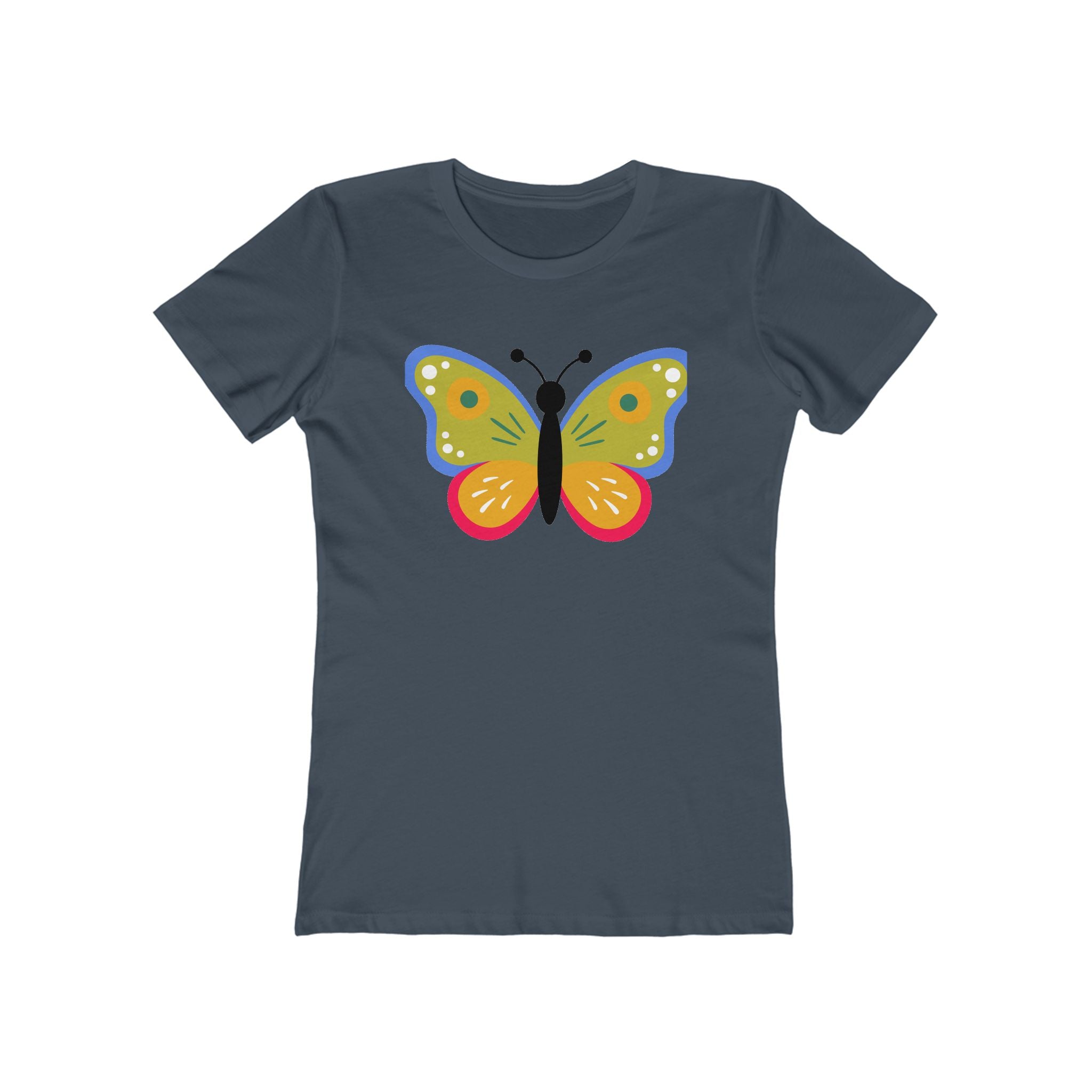 Butterfly Women's Tshirt, Butterfly Graphic Tee, Women's Butterfly Shirt, Butterfly Print Shirt, Boho Butterfly Tee