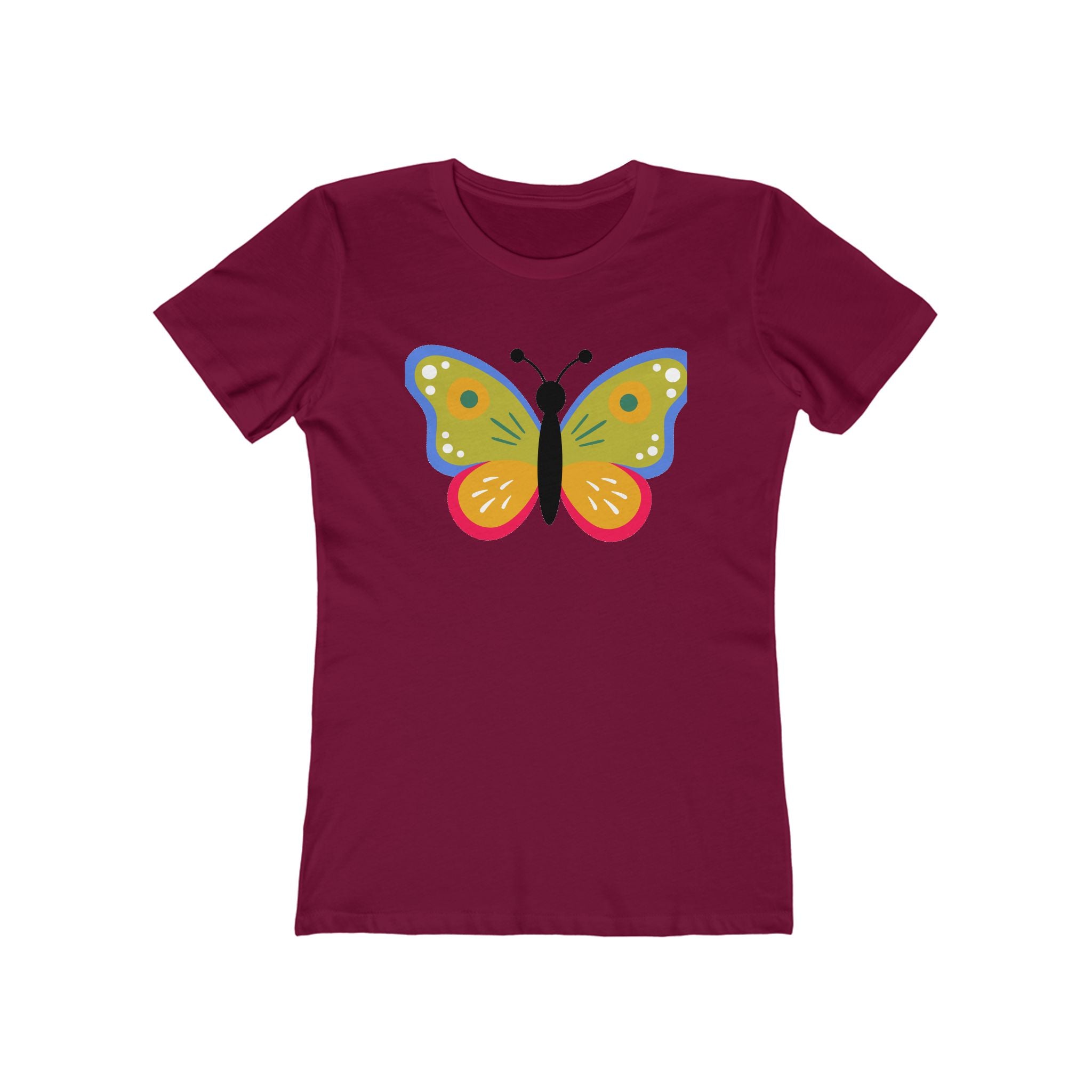 Butterfly Women's Tshirt, Butterfly Graphic Tee, Women's Butterfly Shirt, Butterfly Print Shirt, Boho Butterfly Tee