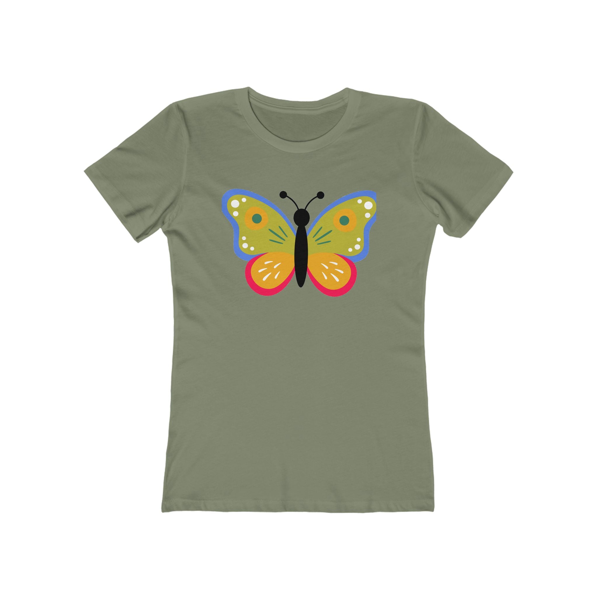 Butterfly Women's Tshirt, Butterfly Graphic Tee, Women's Butterfly Shirt, Butterfly Print Shirt, Boho Butterfly Tee