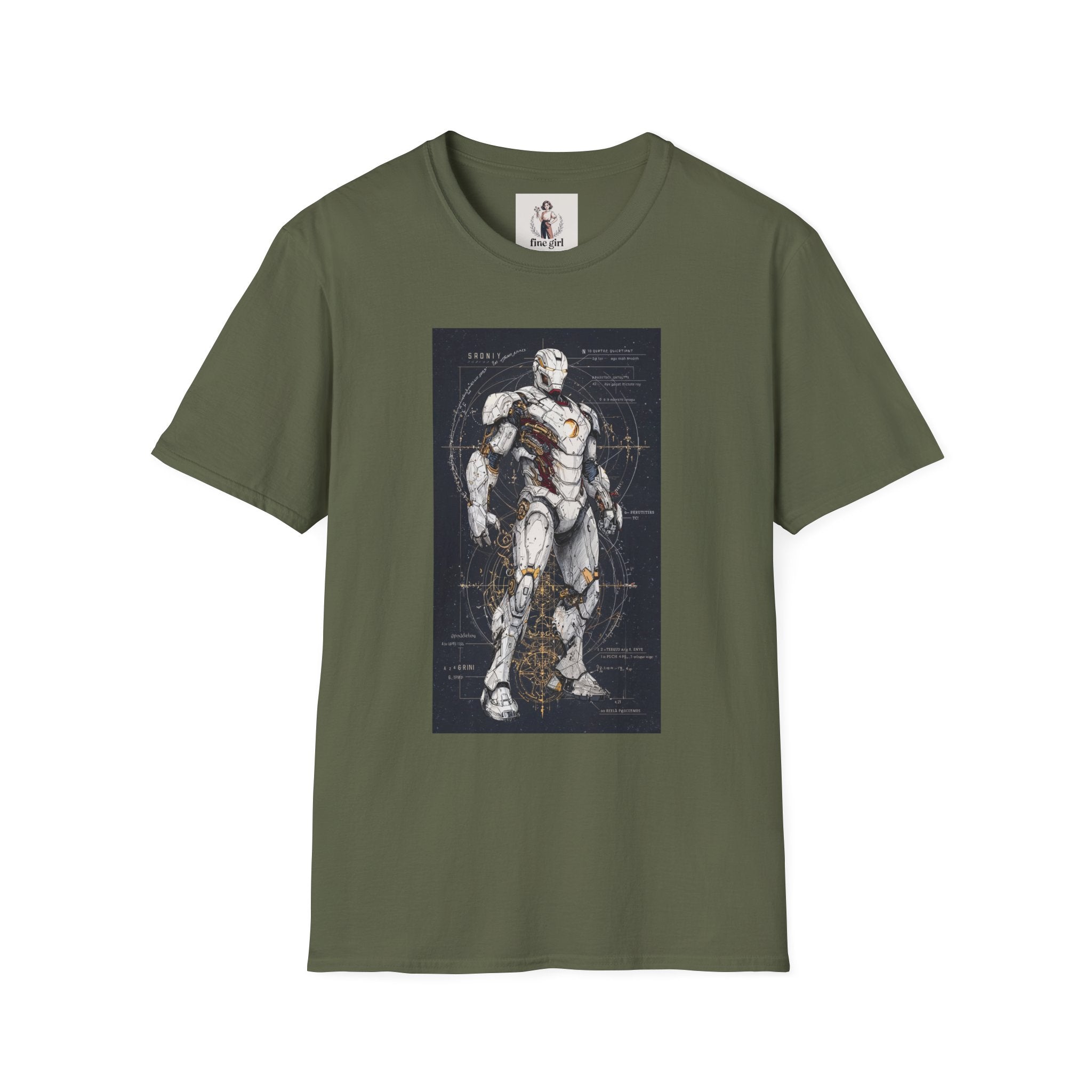 Ironman Superhero Marvel Unisex Softstyle T-Shirt, Comic Book Tee, Geeky Clothing, Cosplay Costume Top