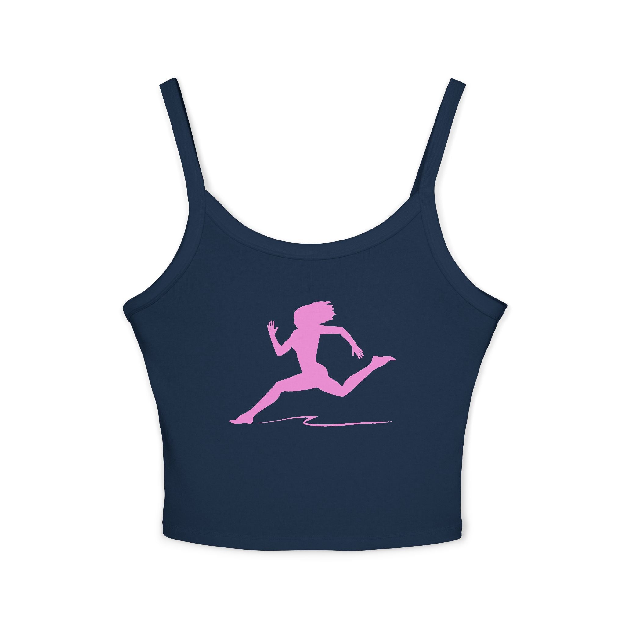 Running Woman Tank Top, Athletic Workout Top, Fitness Sleeveless Shirt, Jogging Muscle Tee, Exercise Gym Cami