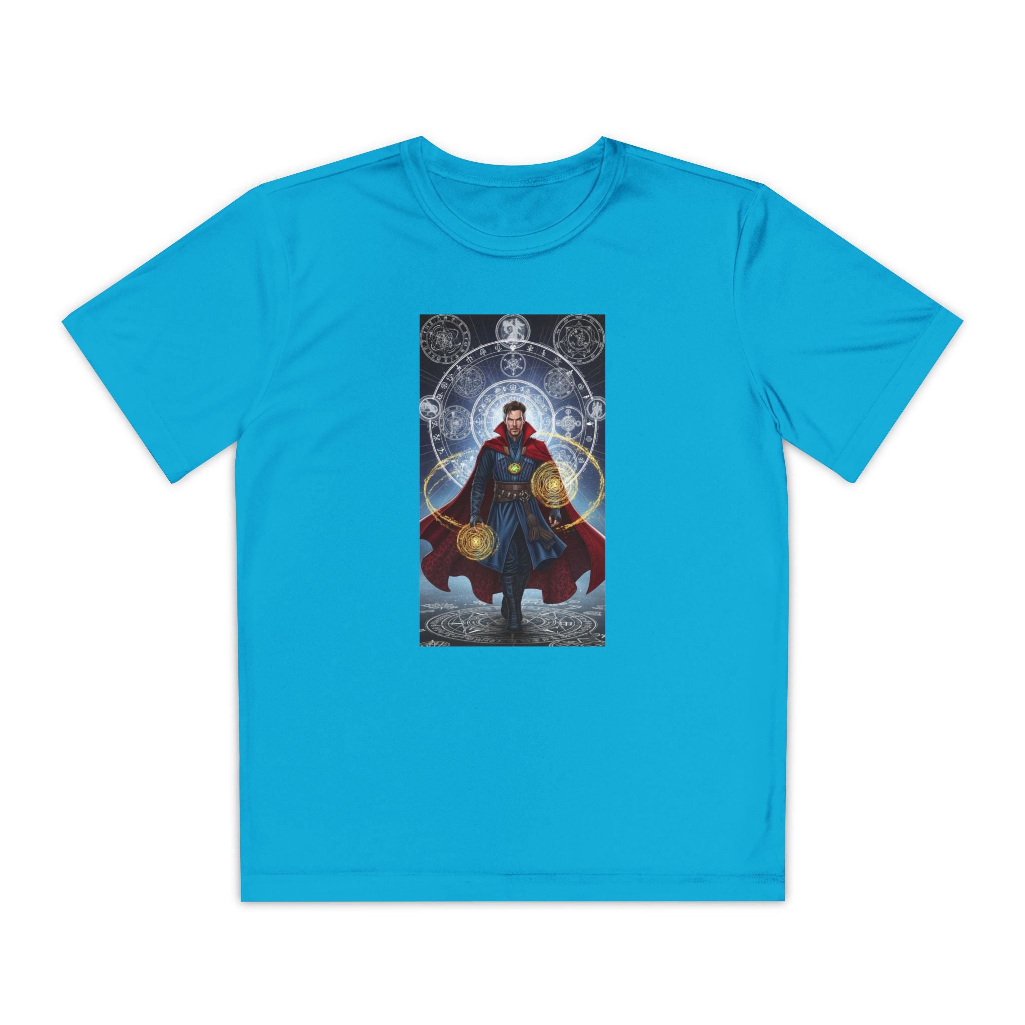 Superhero Youth T-Shirt Sports Graphic Tee, Cool Athletic Shirt for Kids, Perfect for Sports Events, Team Spirit