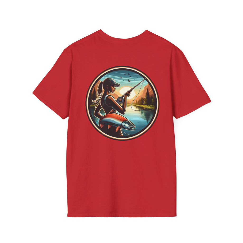 Patriotic Fishing t-shirt, American Flag Tee, 4th of July Shirt, USA Independence Day Top, Patriotic Graphic Tee, Unisex Patriotic