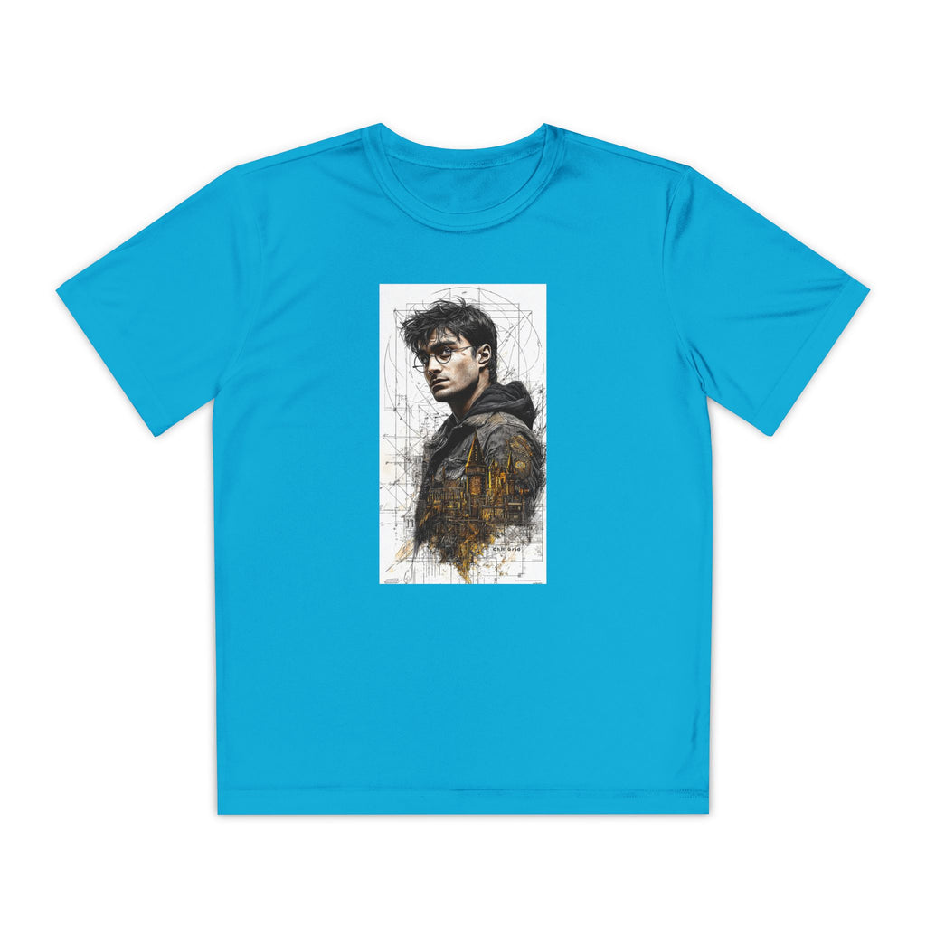 Youth Competitor Tee - Harry Potter, Wizard School Shirt, Magical Kids Top, Hogwarts Fan Gift, Sorcerer's Stone T-Shirt