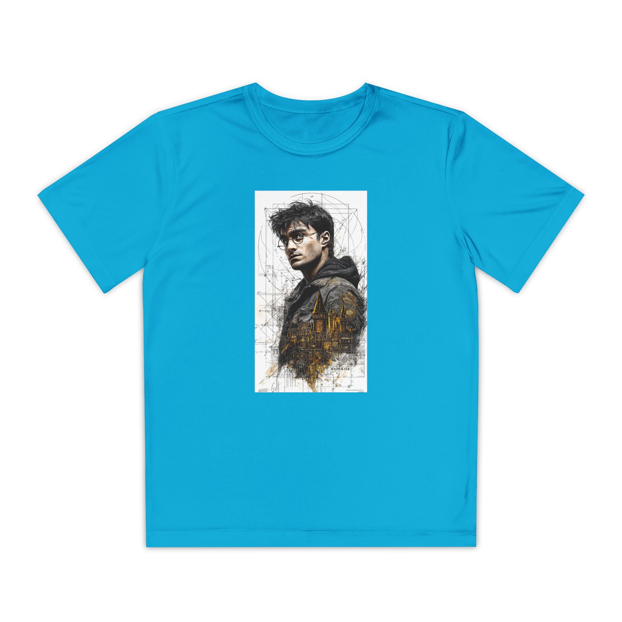 Youth Competitor Tee - Harry Potter, Wizard School Shirt, Magical Kids Top, Hogwarts Fan Gift, Sorcerer's Stone T-Shirt