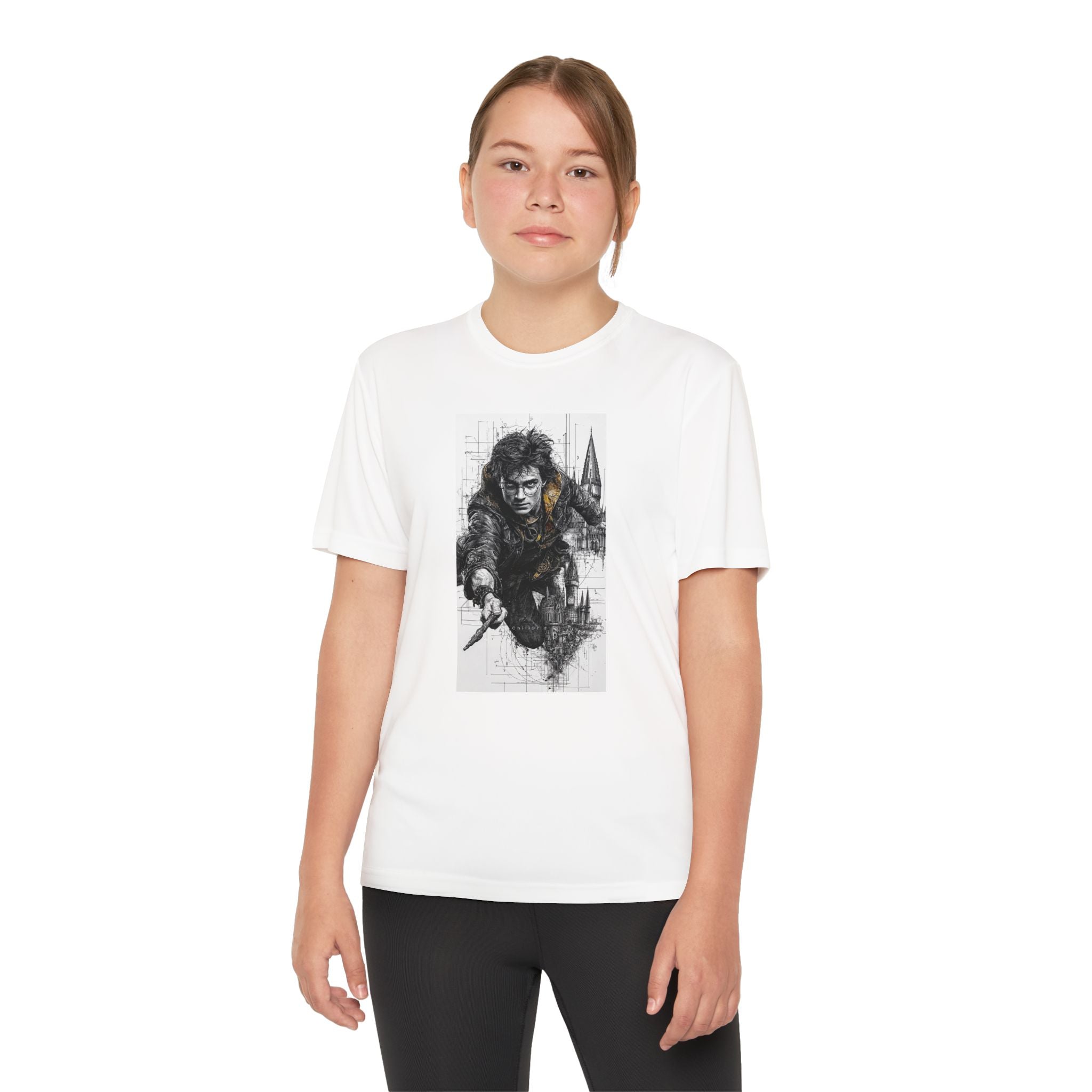 Youth Competitor Tee - Harry Potter, Wizard School Shirt, Magical Kids Top, Hogwarts Fan Gift, Sorcerer's Stone T-Shirt