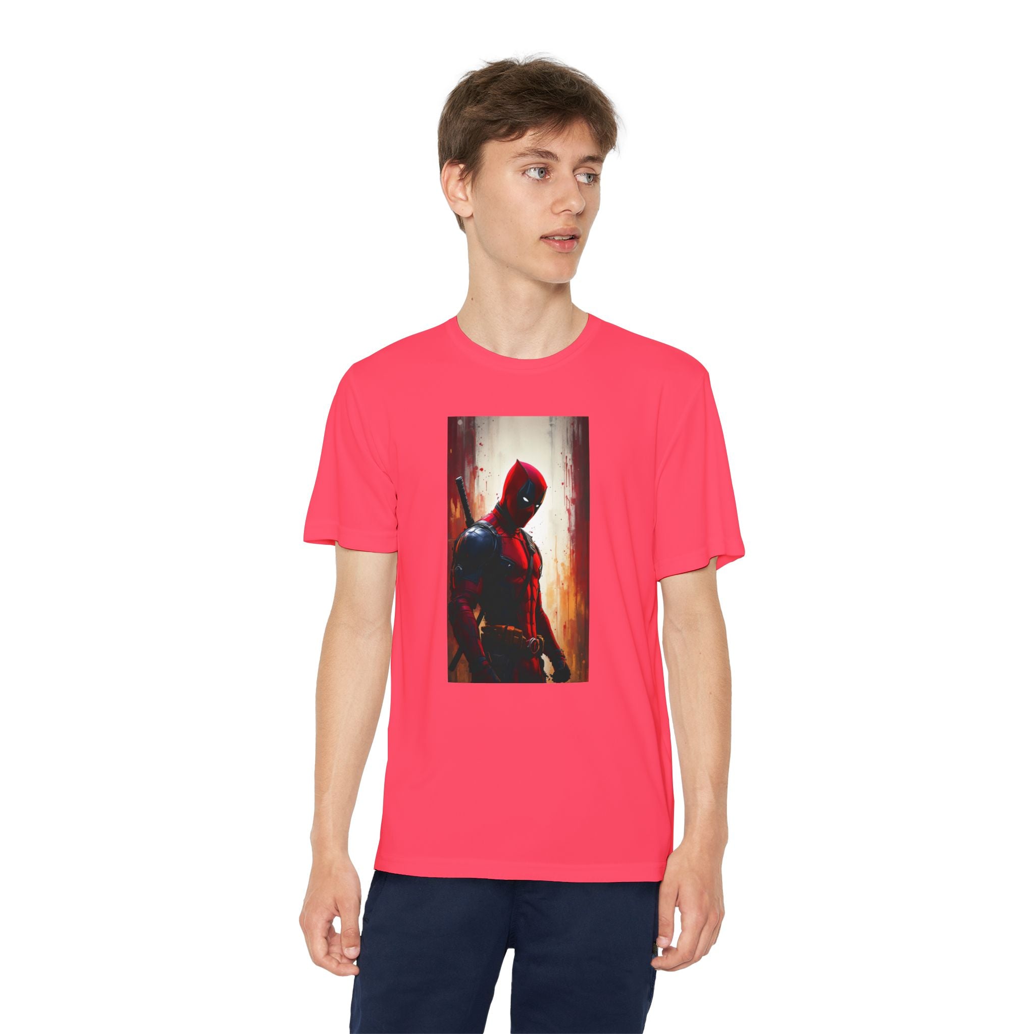 Deadpool Superhero Marvel Patriotic, Kids Graphic T-Shirt, Boys Hero Top, Girls Comic Book Clothing, Birthday