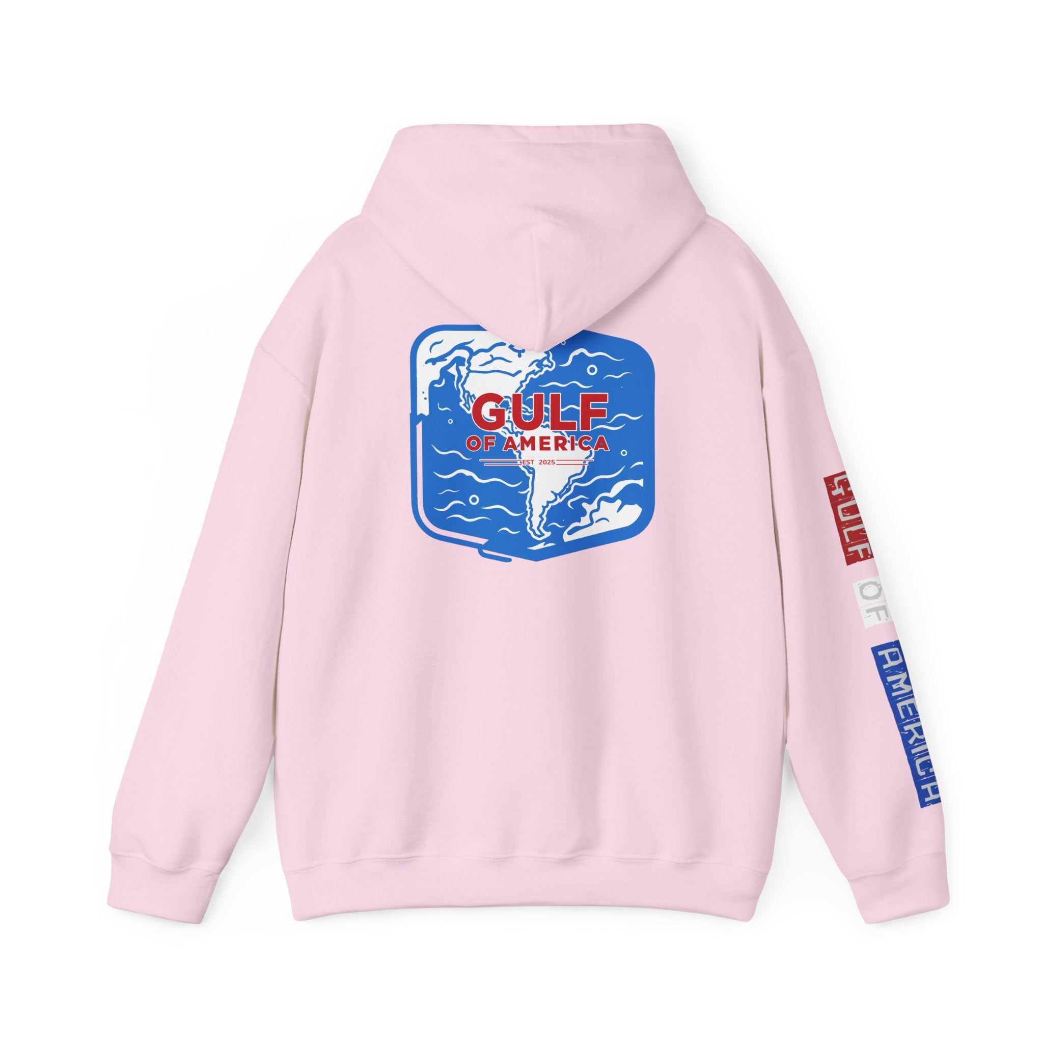 Gulf Of America Patriotic Hoodie, USA Patriotism Sweatshirt, American Flag Pullover, Independence Day Apparel, Fourth of July Gift