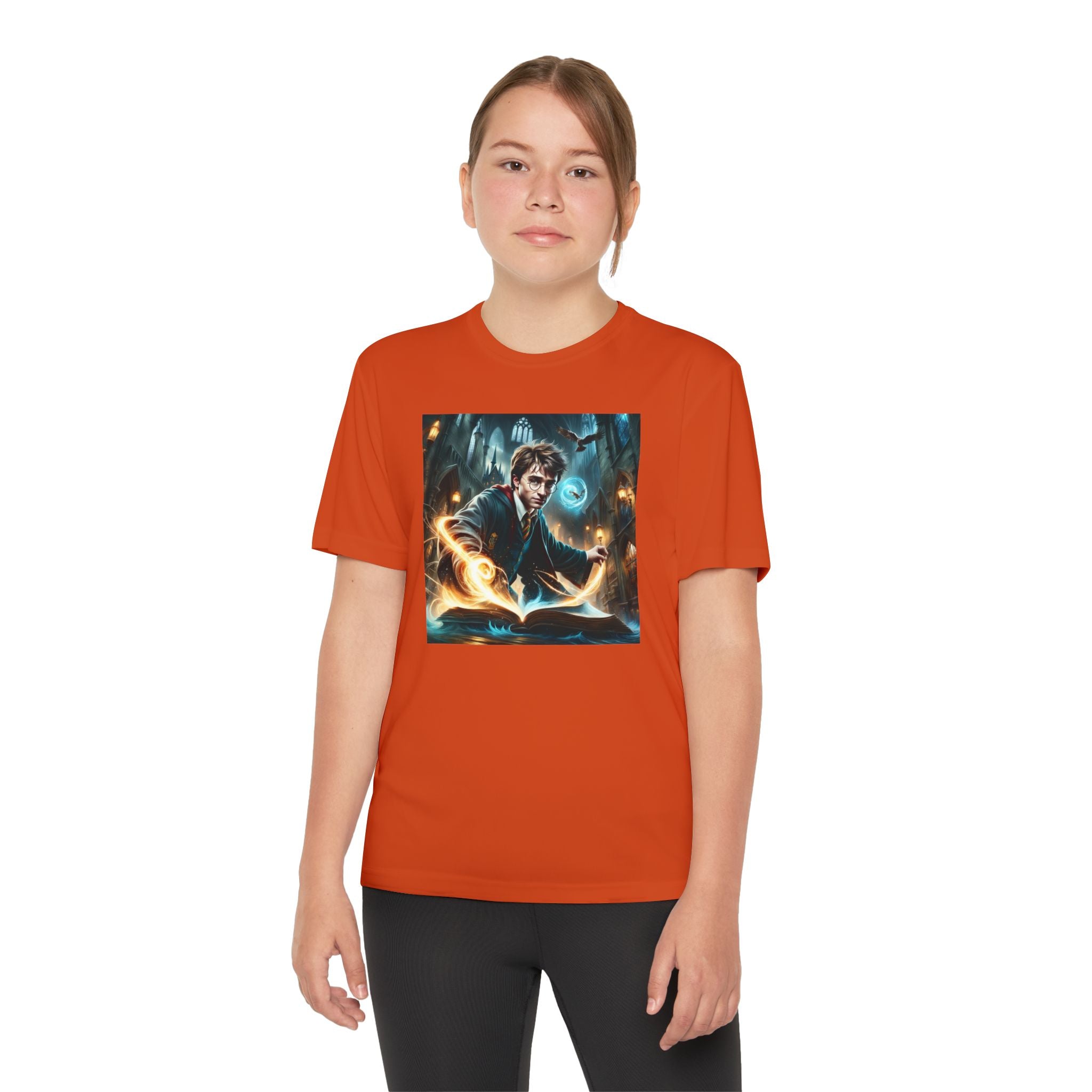 Youth Competitor Tee - Harry Potter, Wizard School Shirt, Magical Kids Top, Hogwarts Fan Gift, Sorcerer's Stone T-Shirt