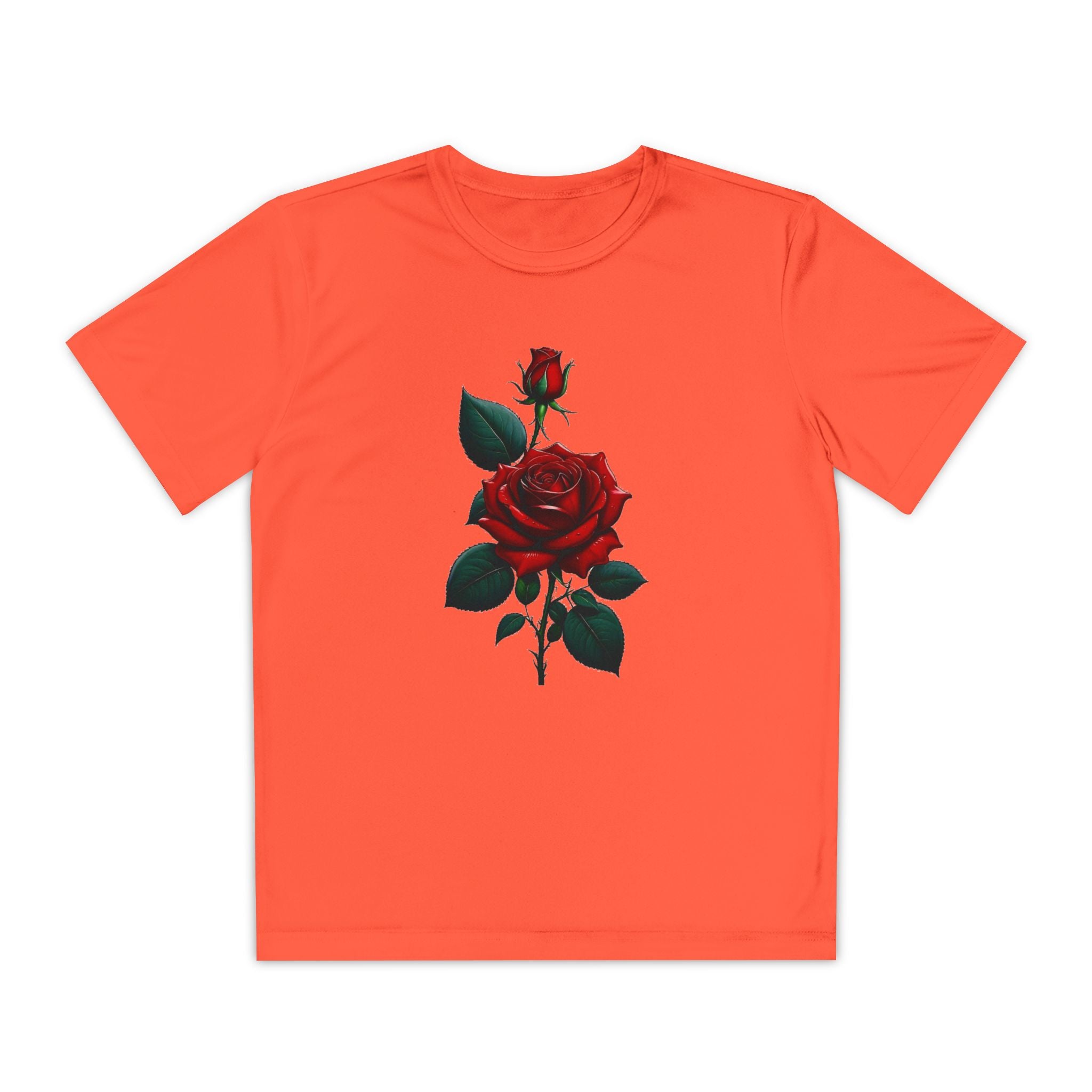 Flower Youth Tshirt, Girls Floral Tee, Kids Spring Shirt, Children's Botanical Top, Teen Blossom T-Shirt