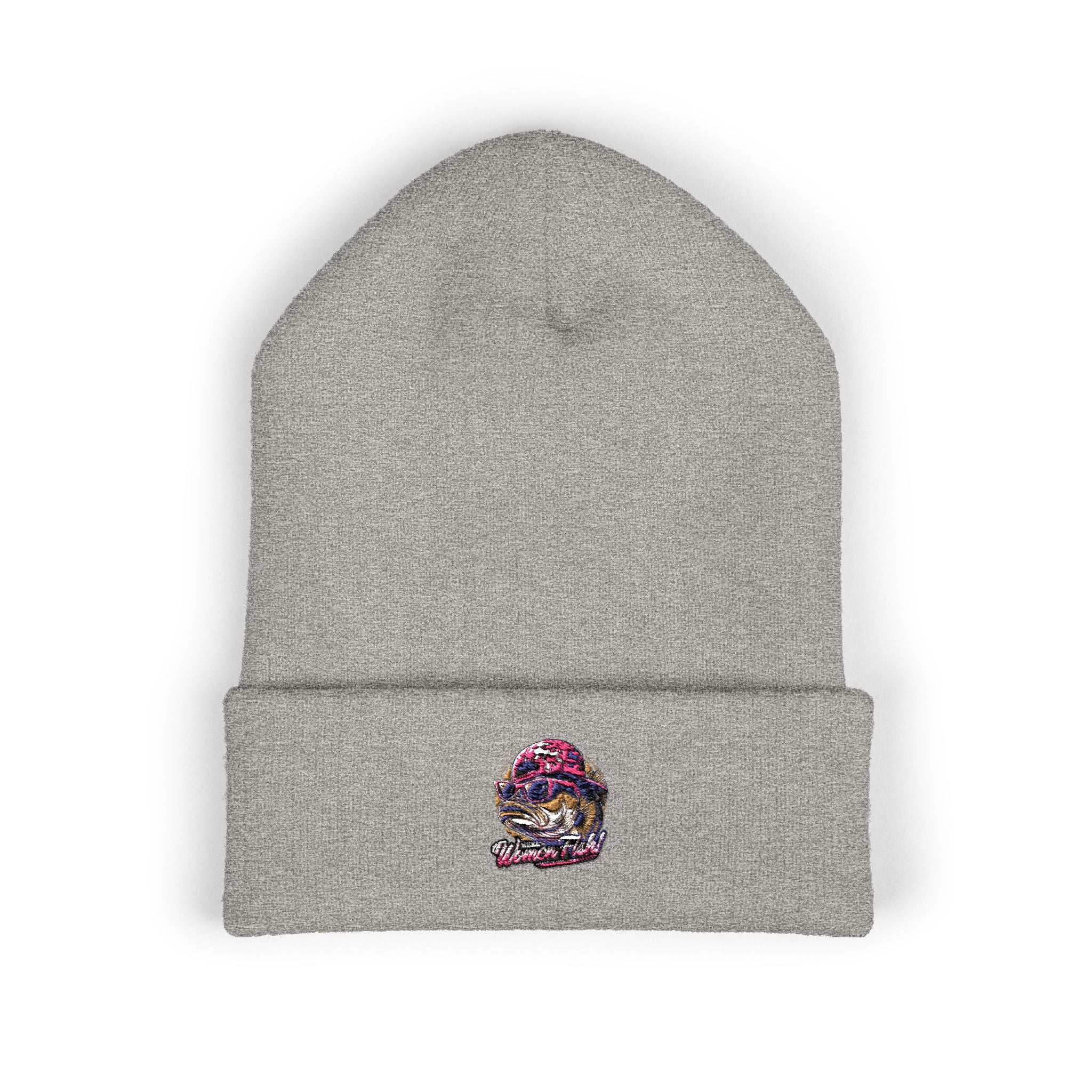 Embroidered Fishing Beanie, Fisherman Gift, Outdoor Apparel, Fishing Gear, Angler Hat, Fishing Lure Beanie
