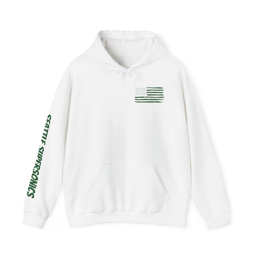 Seattle Supersonics Patriotic Hoodie