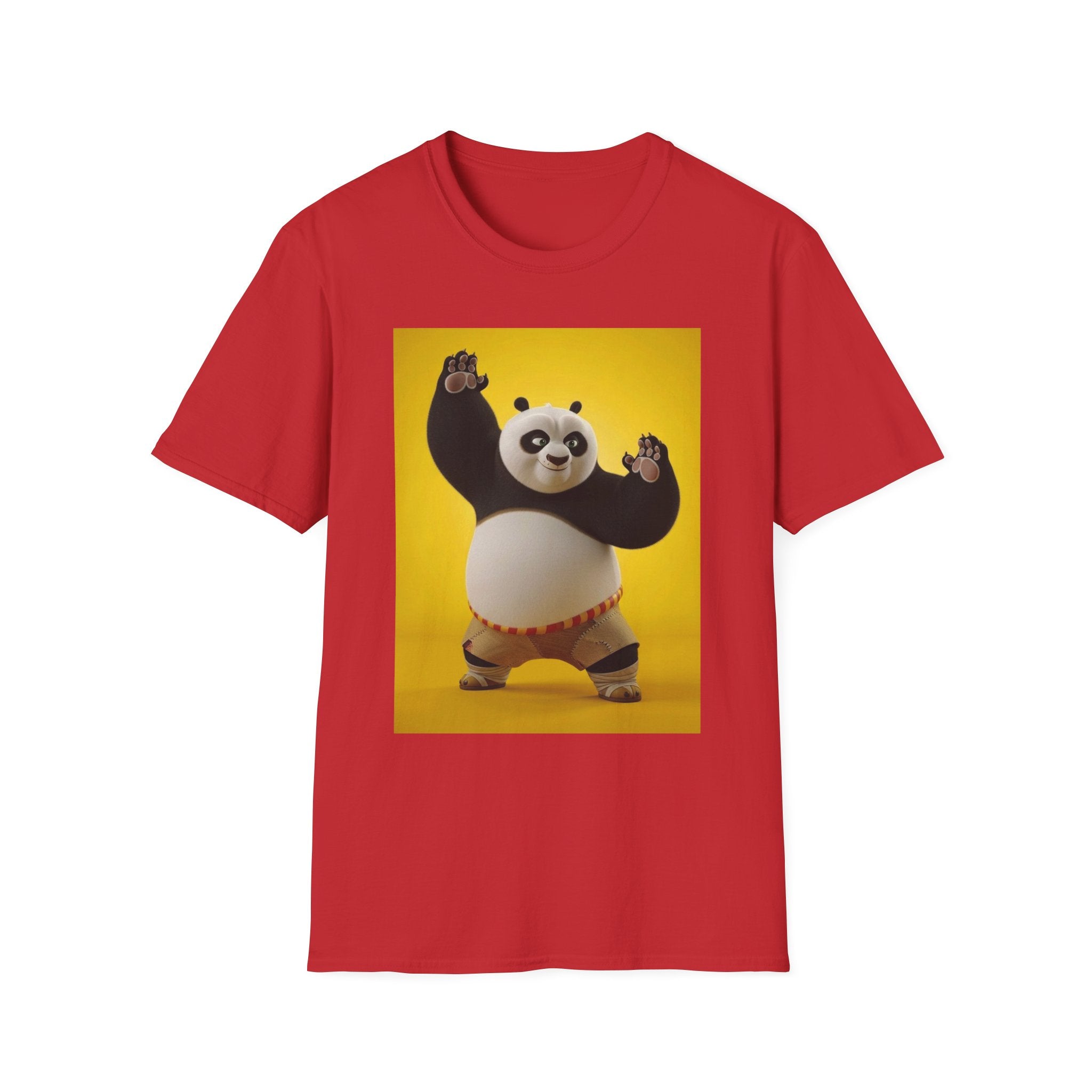 Kung Fu Panda Unisex Softstyle T-Shirt, DreamWorks Animation Youth Competitor Tee, Graphic Tee, Movie Fan Gift, Cult Classic Shirt, Comfy