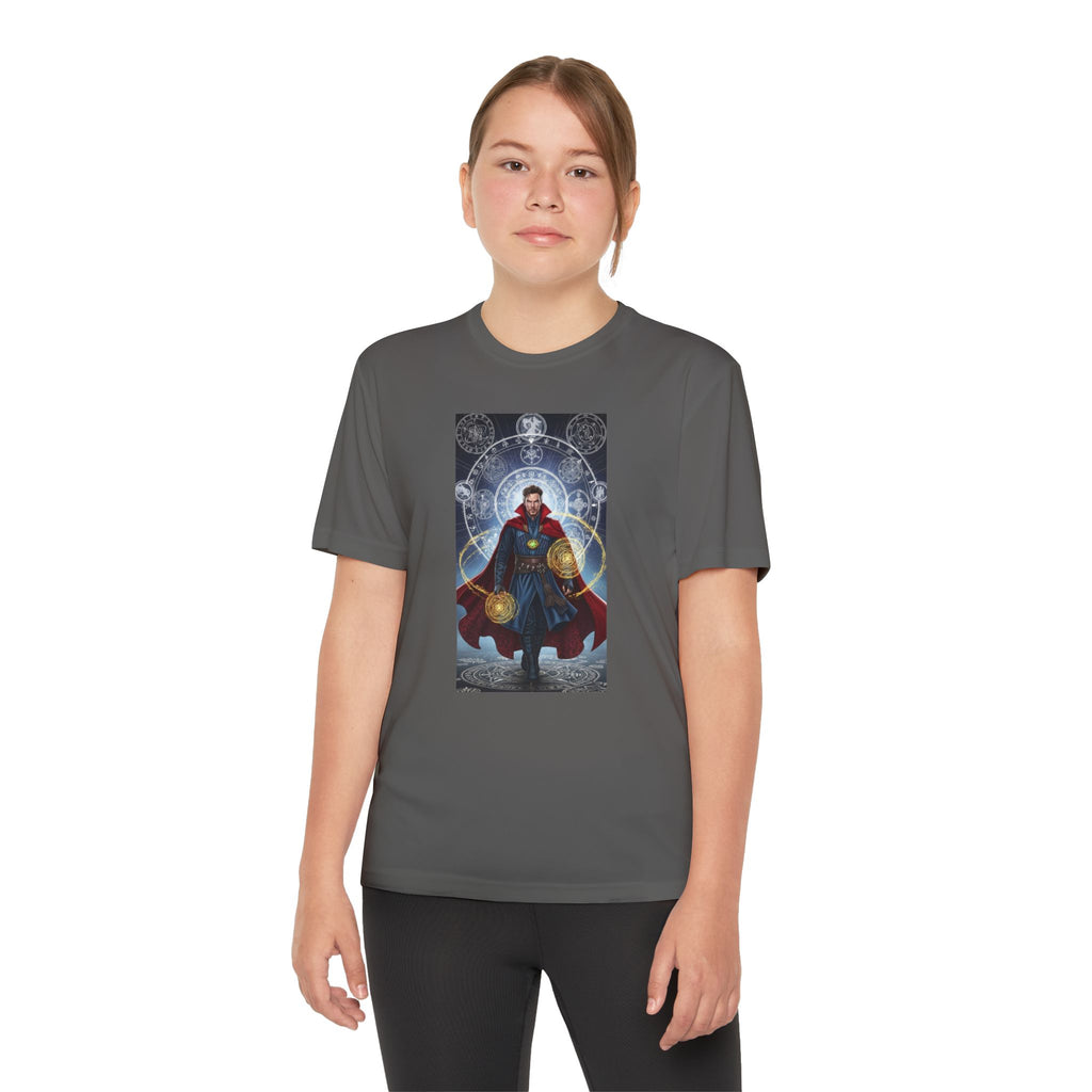 Superhero Youth T-Shirt Sports Graphic Tee, Cool Athletic Shirt for Kids, Perfect for Sports Events, Team Spirit