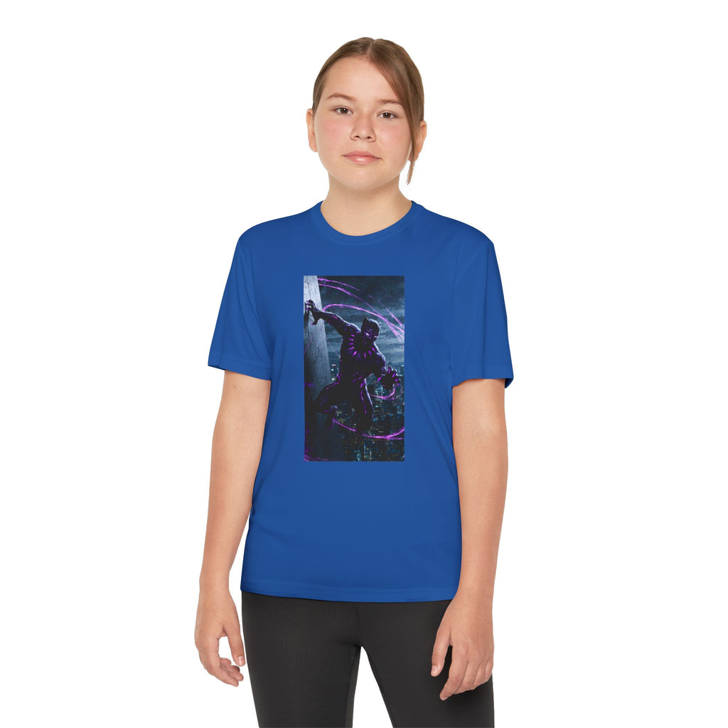The Black Panther Superhero Marvel Patriotic, Kids Graphic T-Shirt, Boys Hero Top, Girls Comic Book Clothing, Birthday