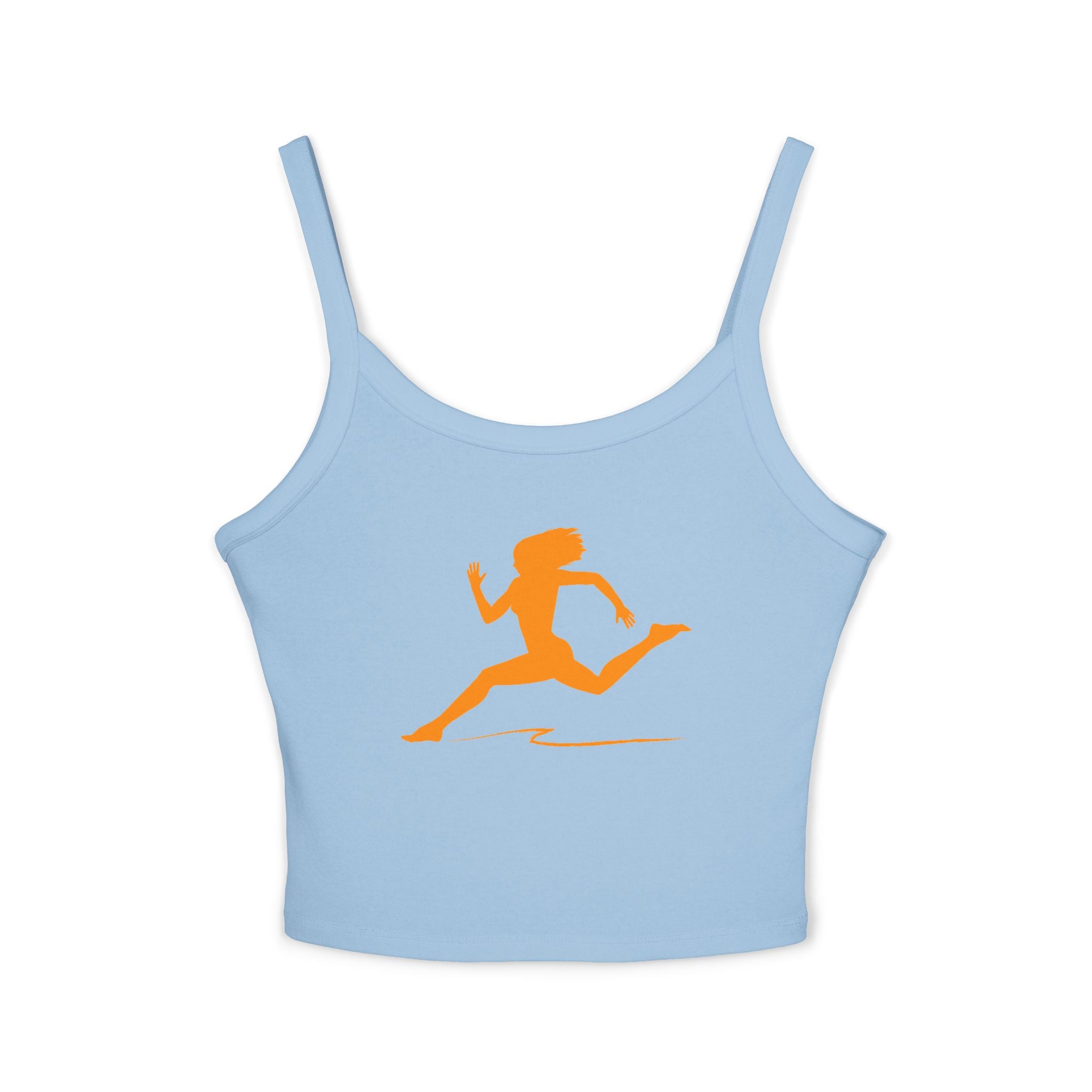 Running Woman Tank Top, Athletic Workout Top, Fitness Sleeveless Shirt, Jogging Muscle Tee, Exercise Gym Cami
