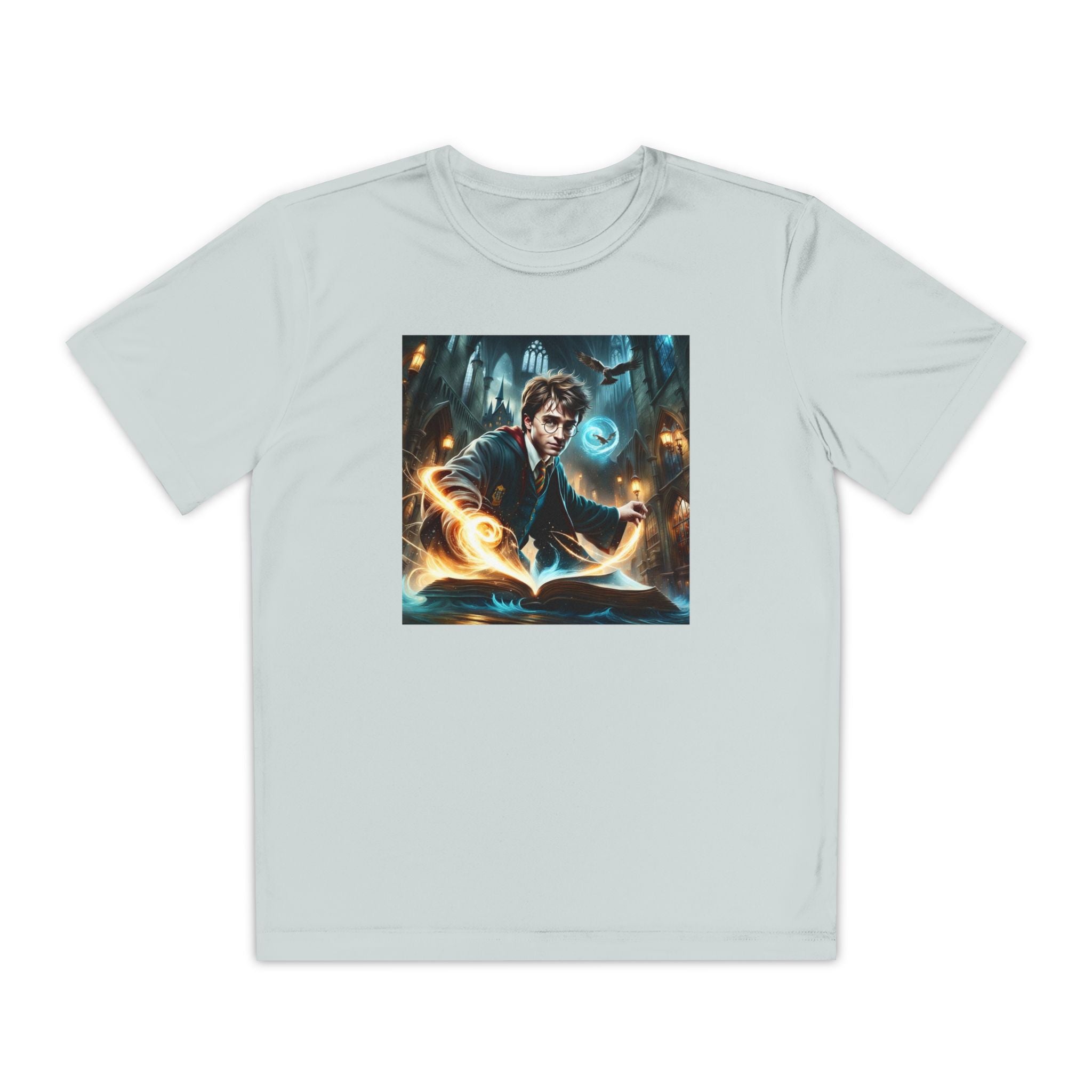 Youth Competitor Tee - Harry Potter, Wizard School Shirt, Magical Kids Top, Hogwarts Fan Gift, Sorcerer's Stone T-Shirt