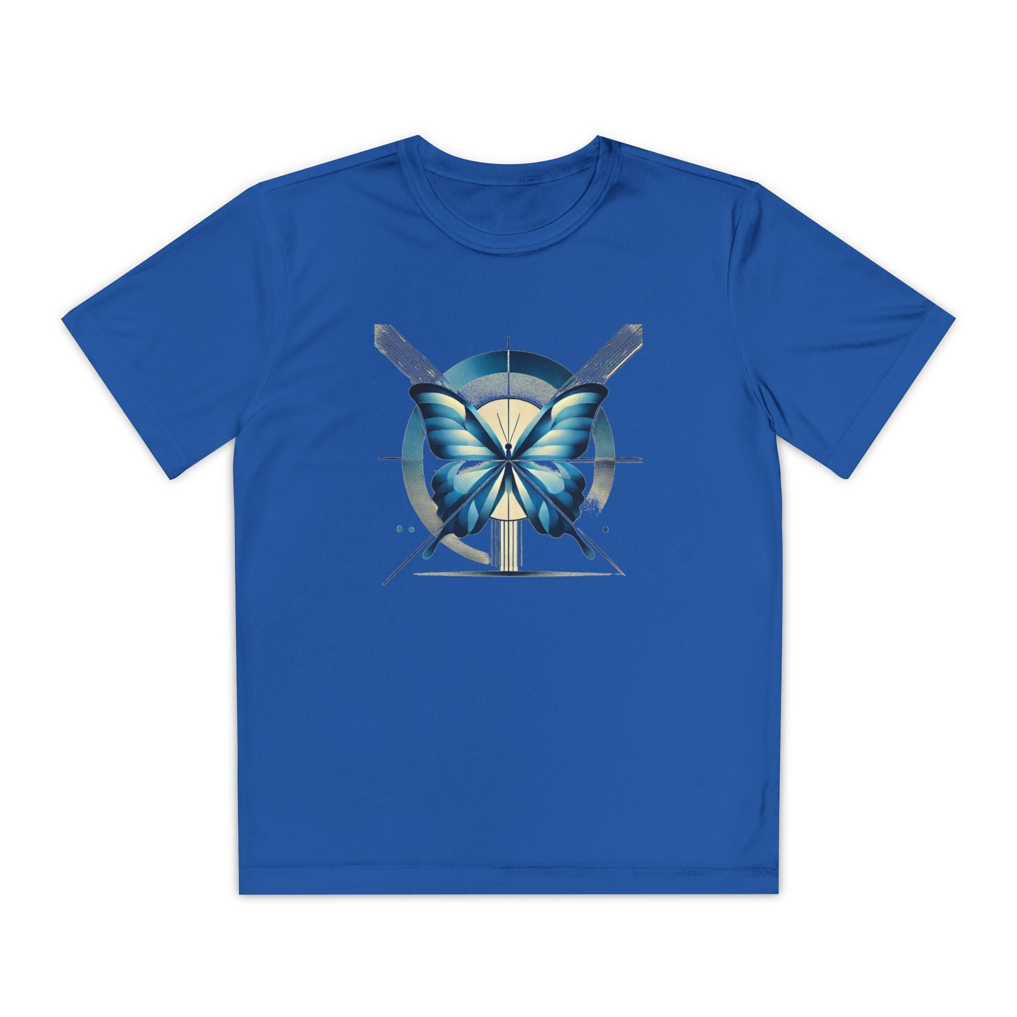 Butterffy Youth T-Shirt Sports Graphic Tee, Cool Athletic Shirt for Kids, Perfect for Sports Events, Team Spirit