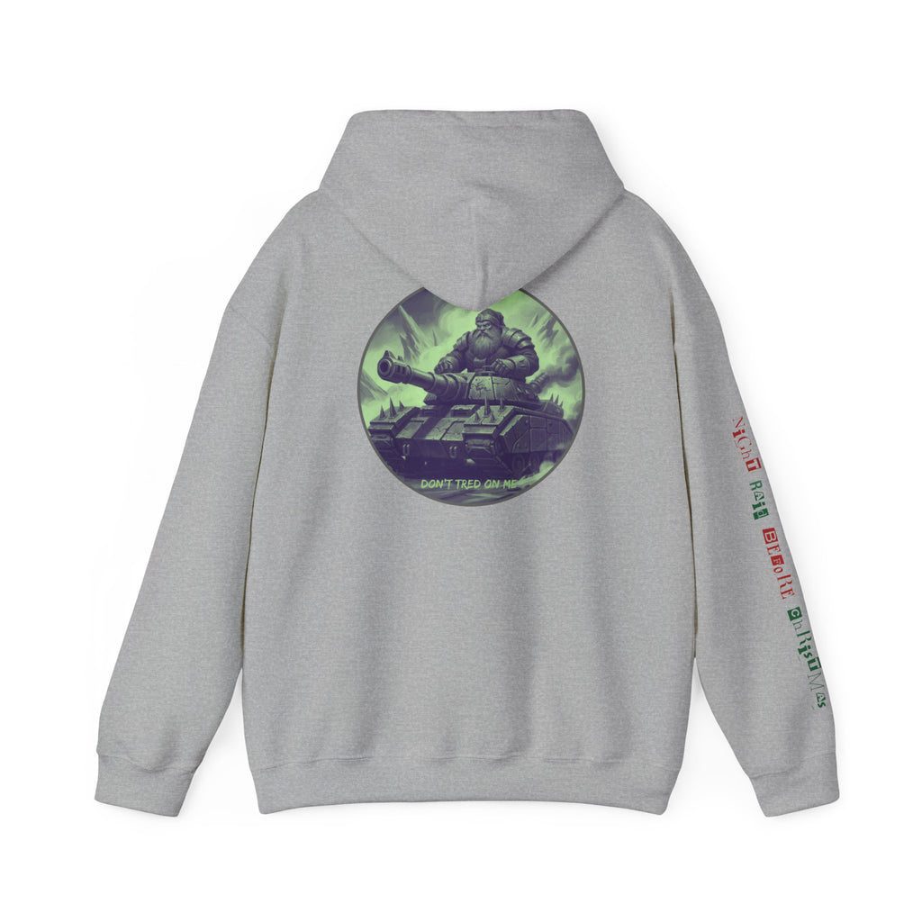 Santa Claus On A Tank Christmas Patriotic Hoodie Rebel Spirit Unisex Hoodie
