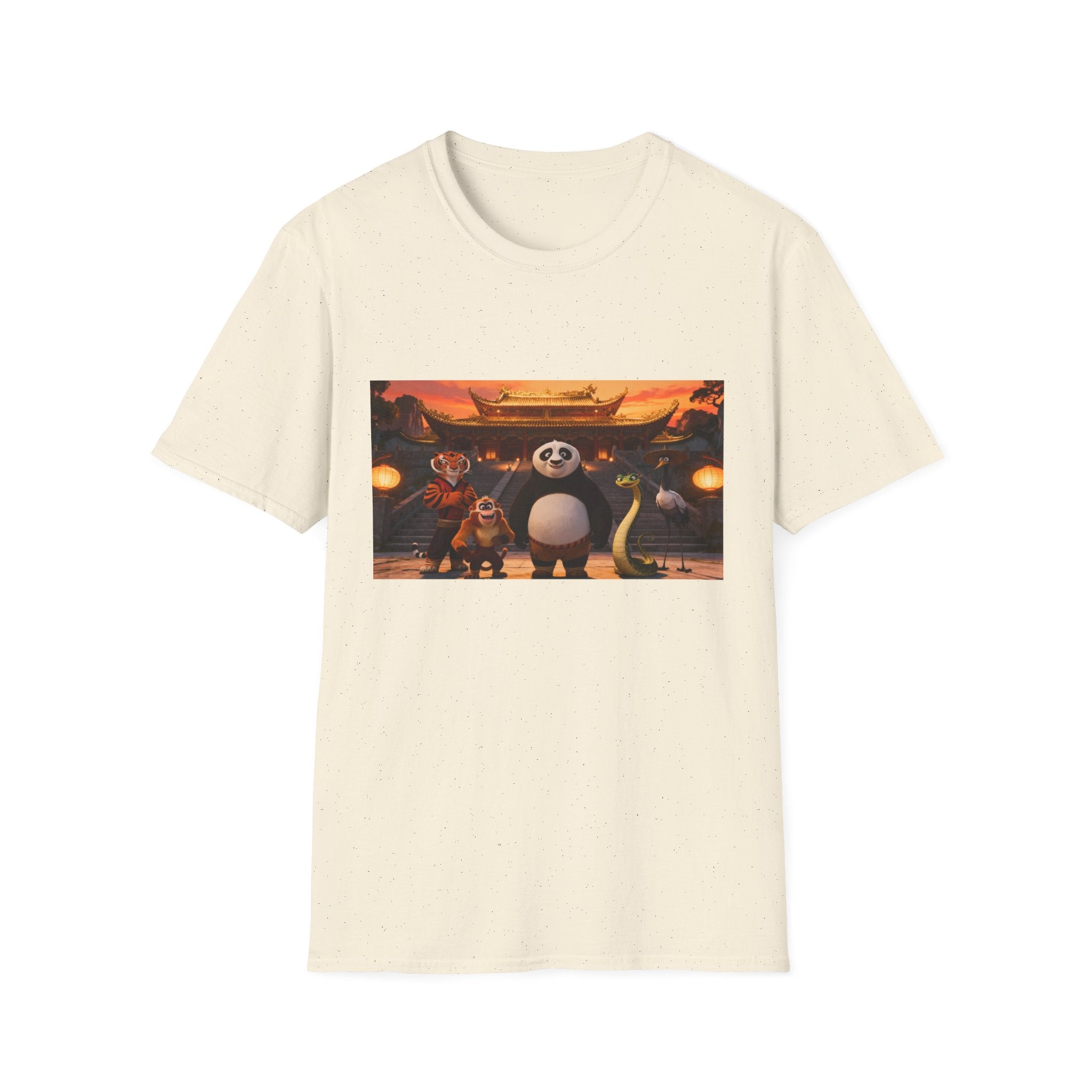 Kung Fu Panda Unisex Softstyle T-Shirt, DreamWorks Animation Youth Competitor Tee, Graphic Tee, Movie Fan Gift, Cult Classic Shirt, Comfy