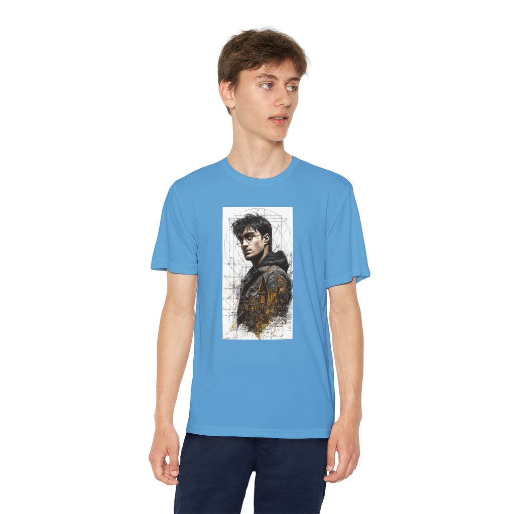 Youth Competitor Tee - Harry Potter, Wizard School Shirt, Magical Kids Top, Hogwarts Fan Gift, Sorcerer's Stone T-Shirt