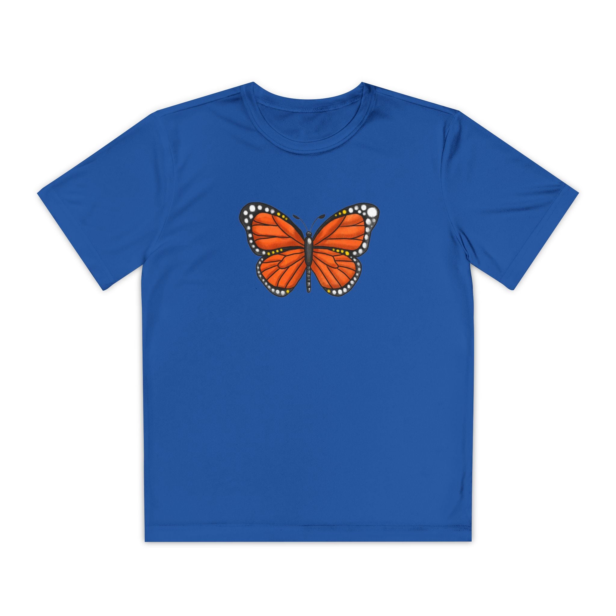 Butterffy Youth T-Shirt Sports Graphic Tee, Cool Athletic Shirt for Kids, Perfect for Sports Events, Team Spirit