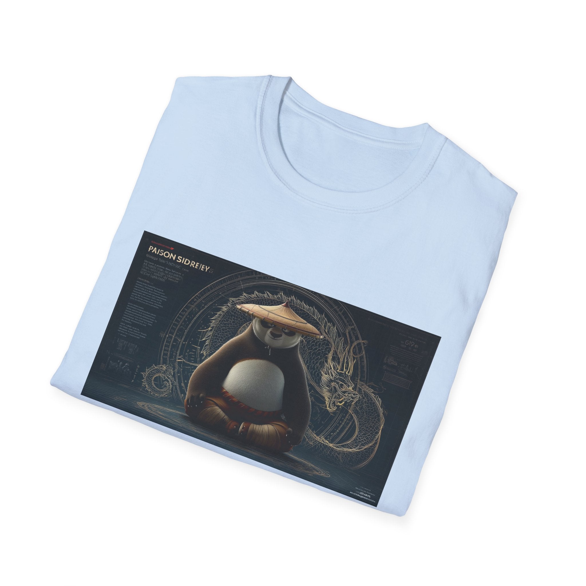 Kung Fu Panda Unisex Softstyle T-Shirt, DreamWorks Animation Youth Competitor Tee, Graphic Tee, Movie Fan Gift, Cult Classic Shirt, Comfy