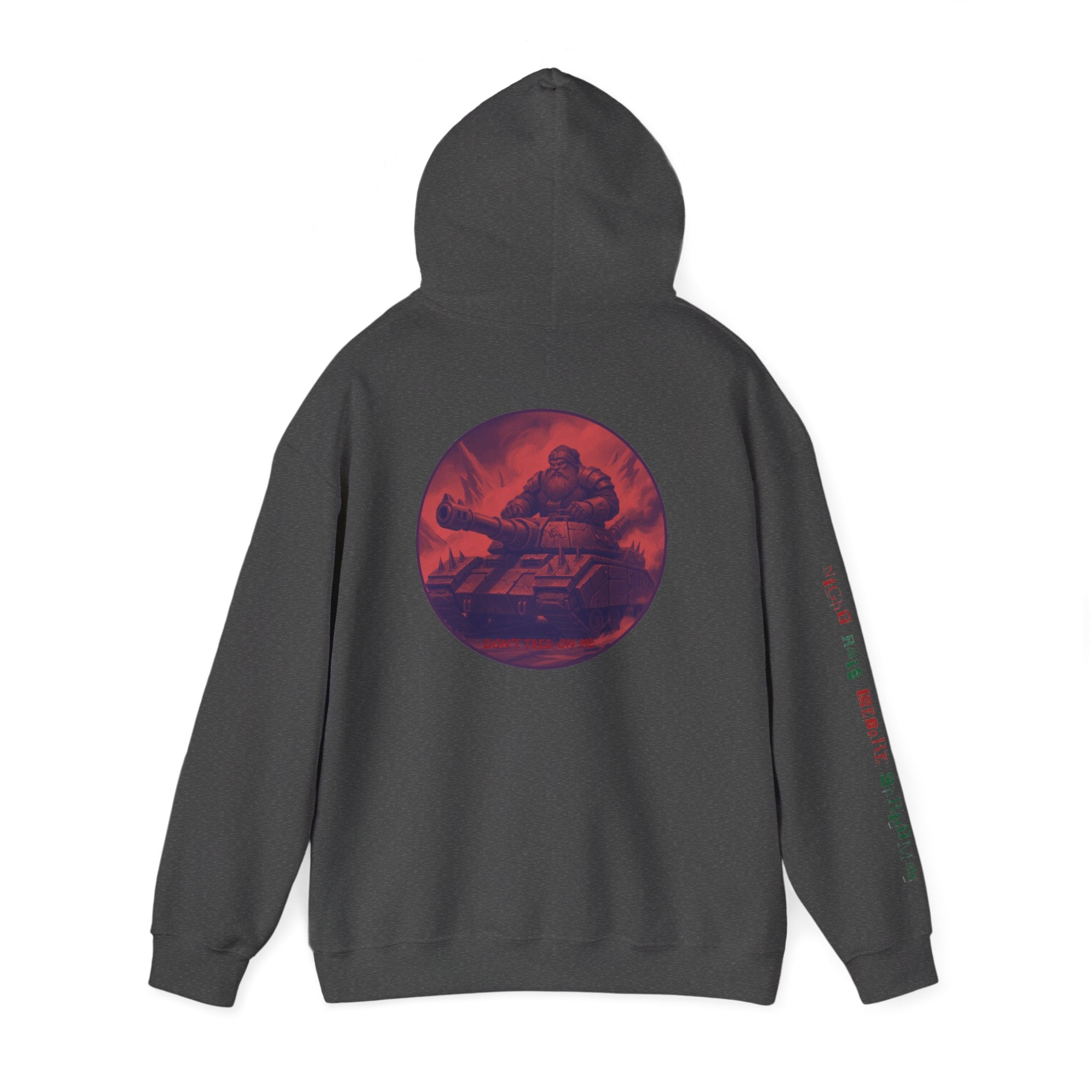Santa Claus On A Tank Christmas Patriotic Hoodie Rebel Spirit Unisex Hoodie